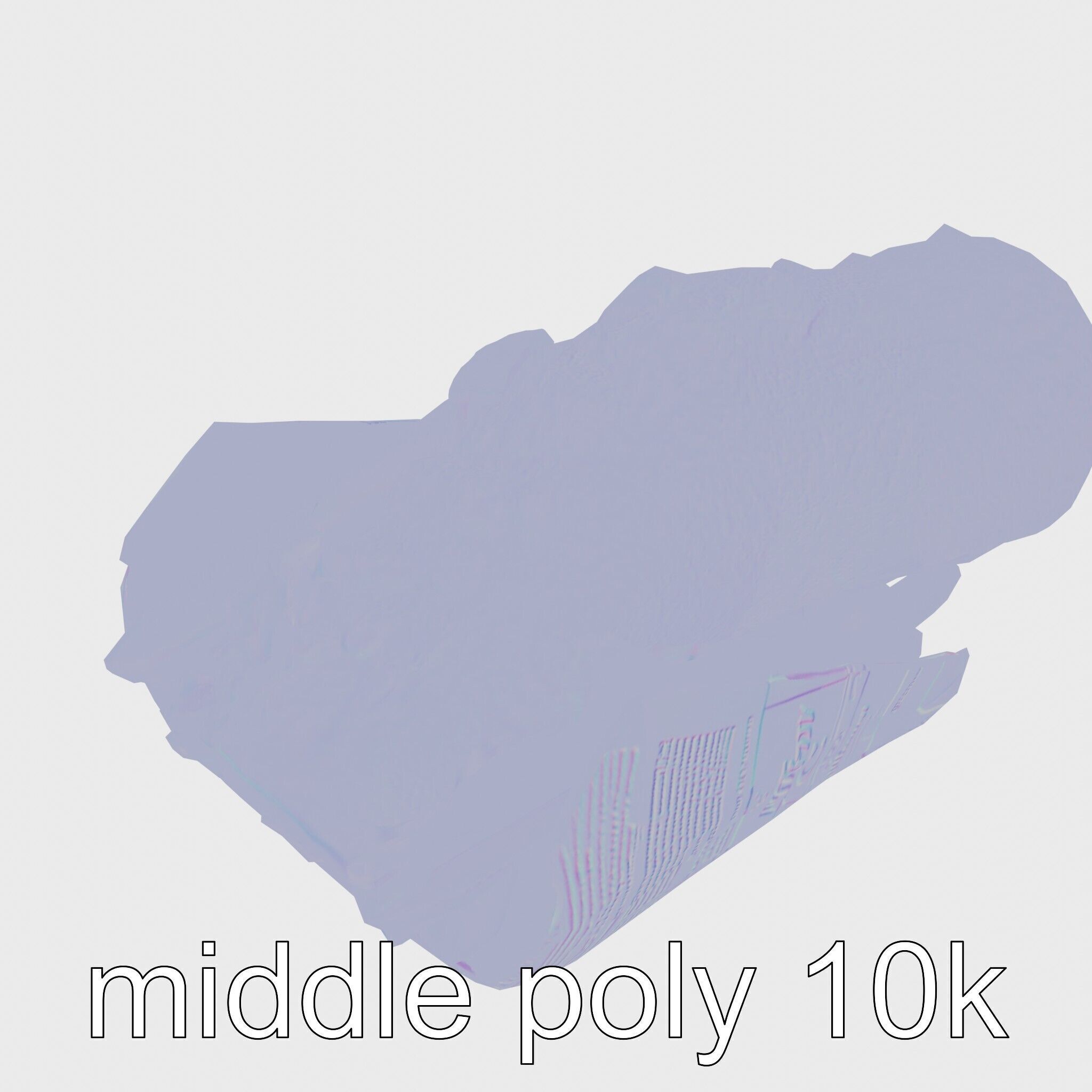 Fish and Chips Classic Food Scene model pack Low-poly 3D model_31