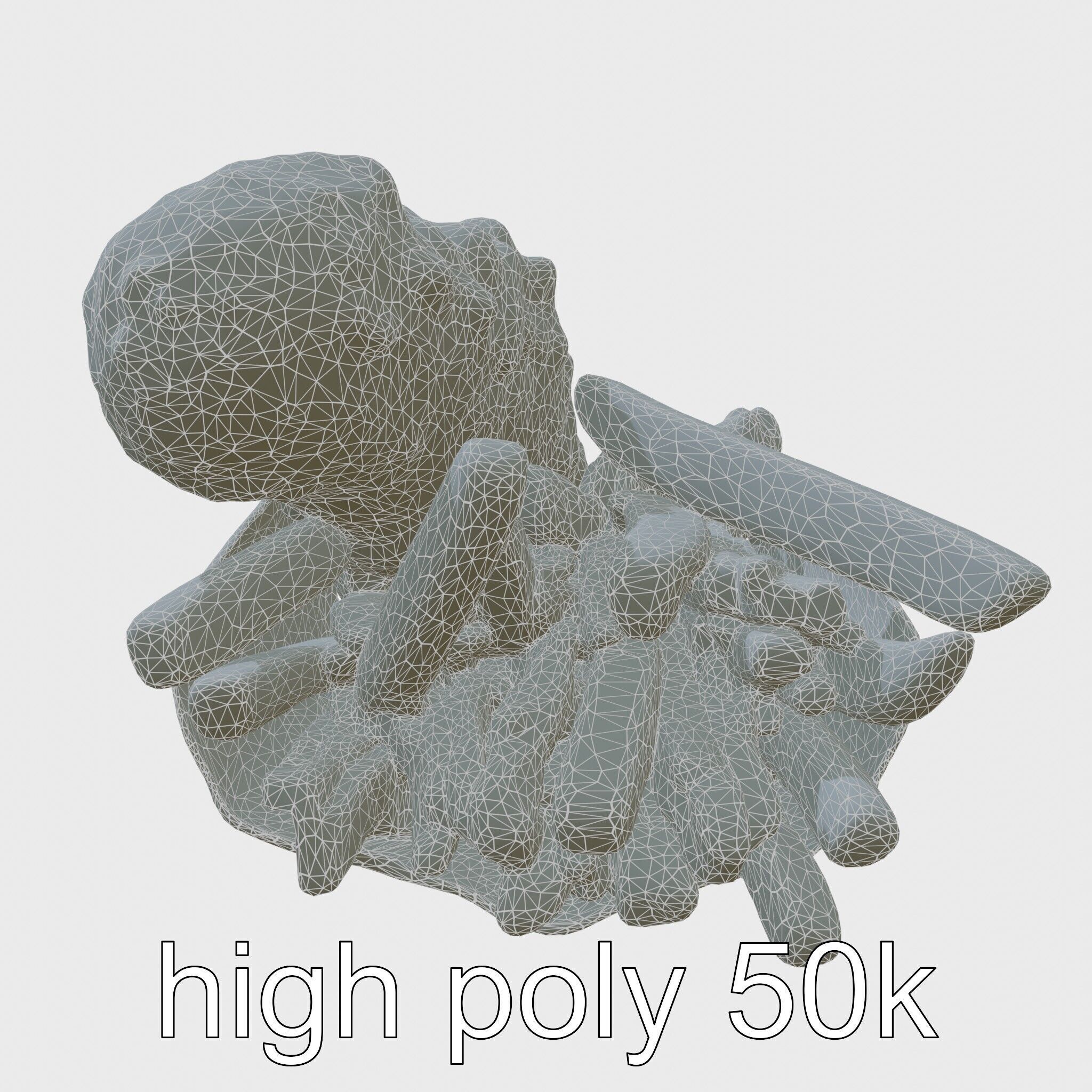 Fish and Chips Classic Food Scene model pack Low-poly 3D model_21