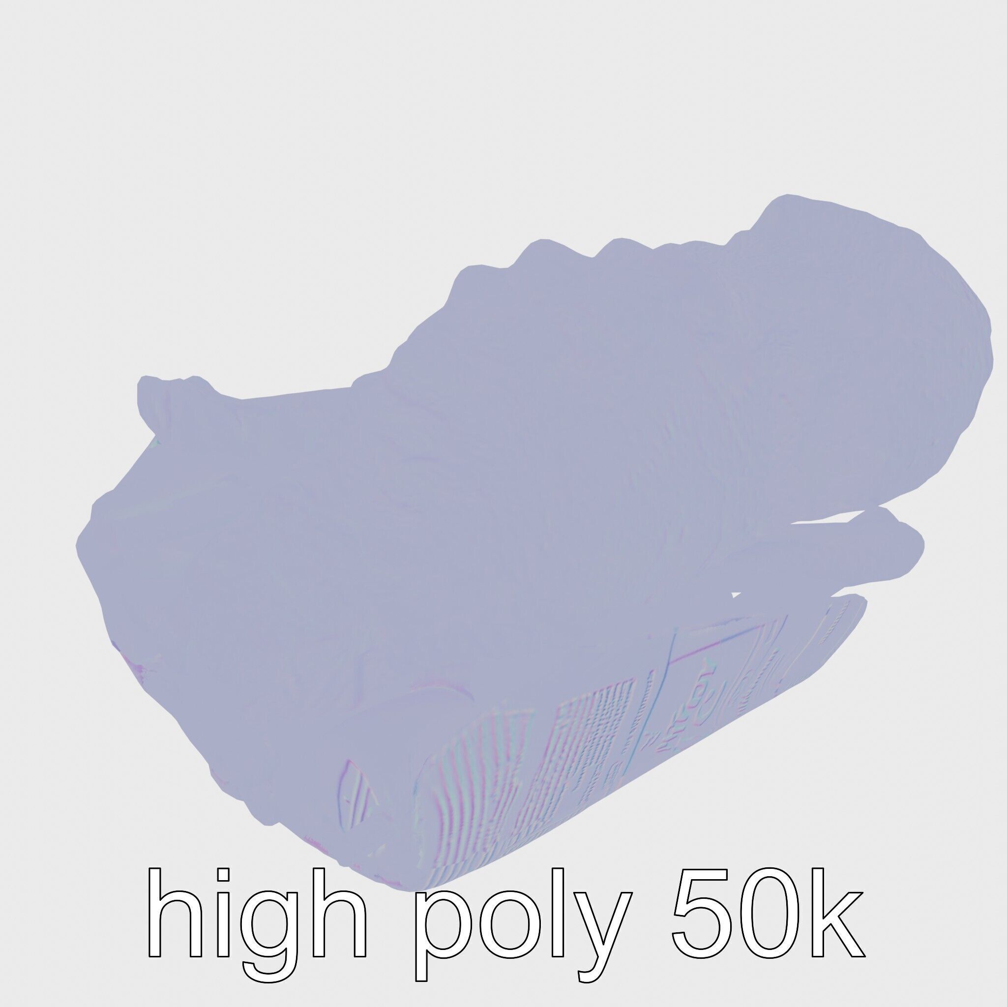 Fish and Chips Classic Food Scene model pack Low-poly 3D model_23