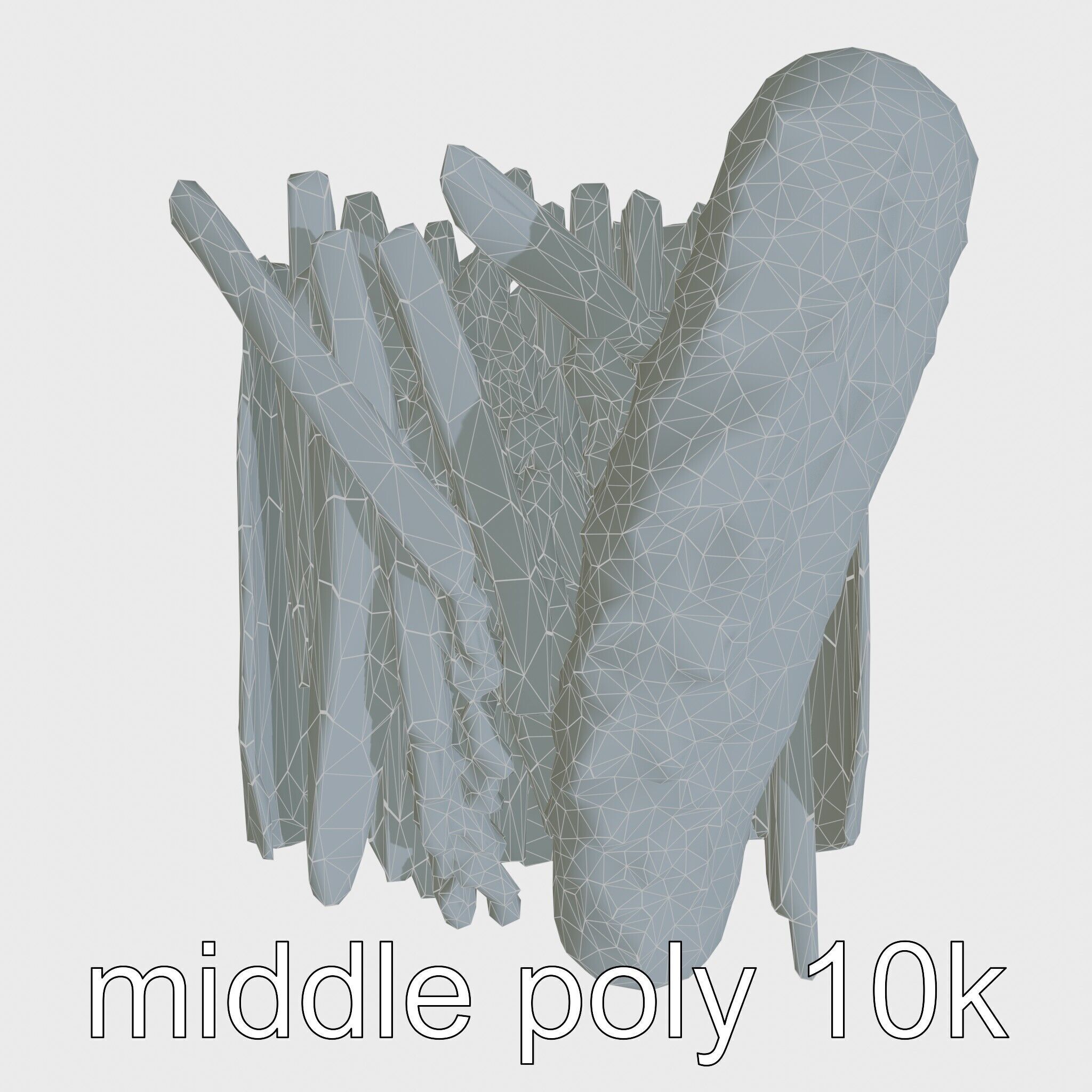 Fish and Chips Classic Food Scene model pack Low-poly 3D model_28