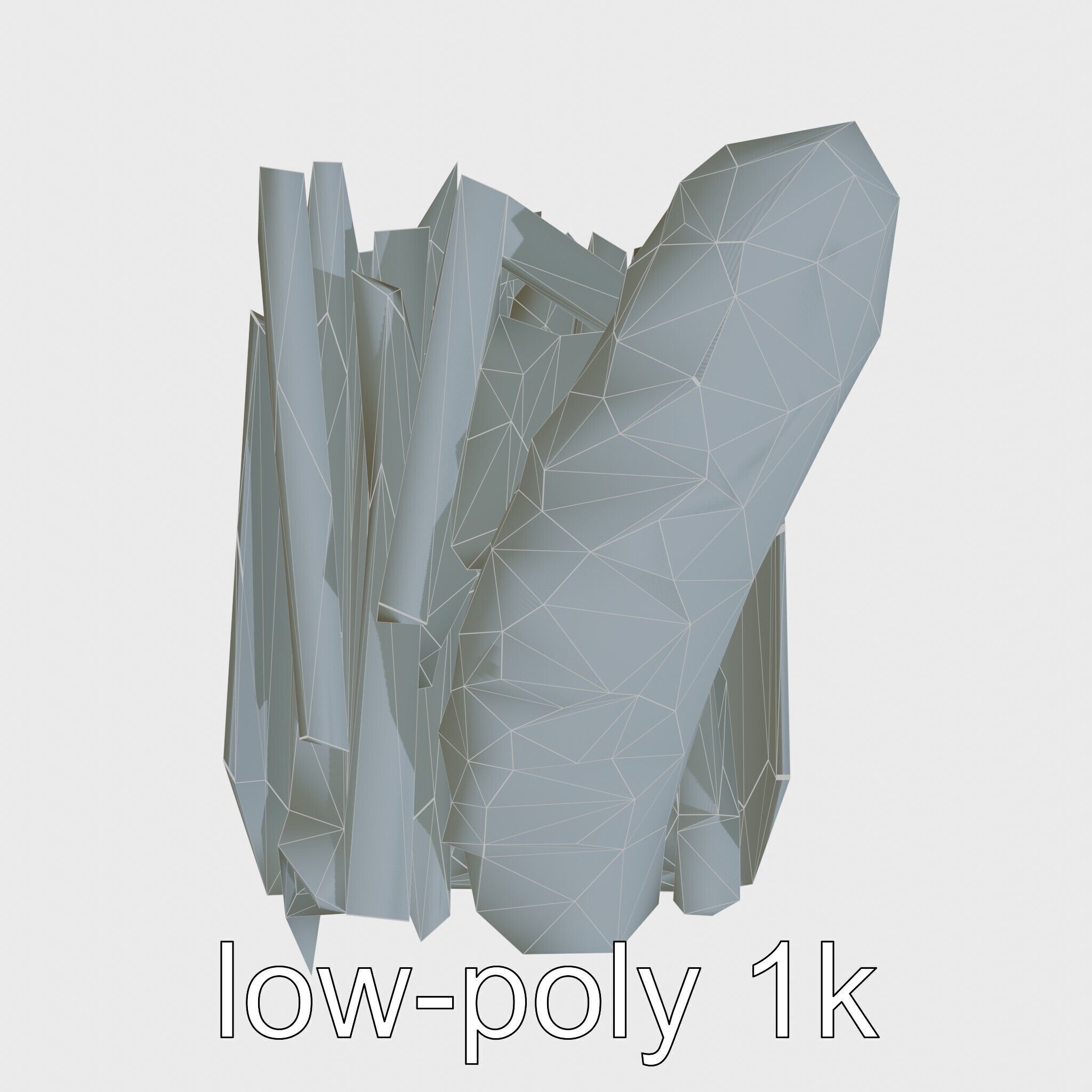 Fish and Chips Classic Food Scene model pack Low-poly 3D model_18