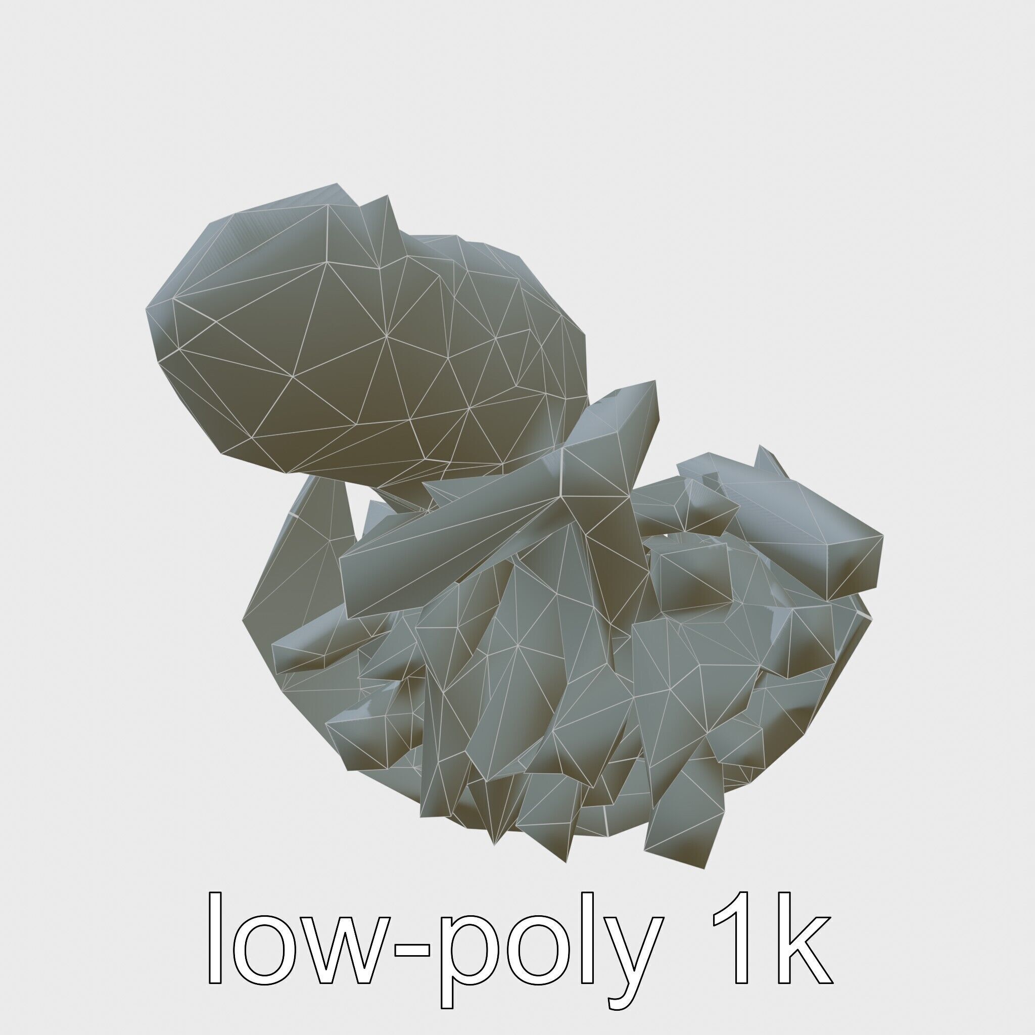 Fish and Chips Classic Food Scene model pack Low-poly 3D model_10