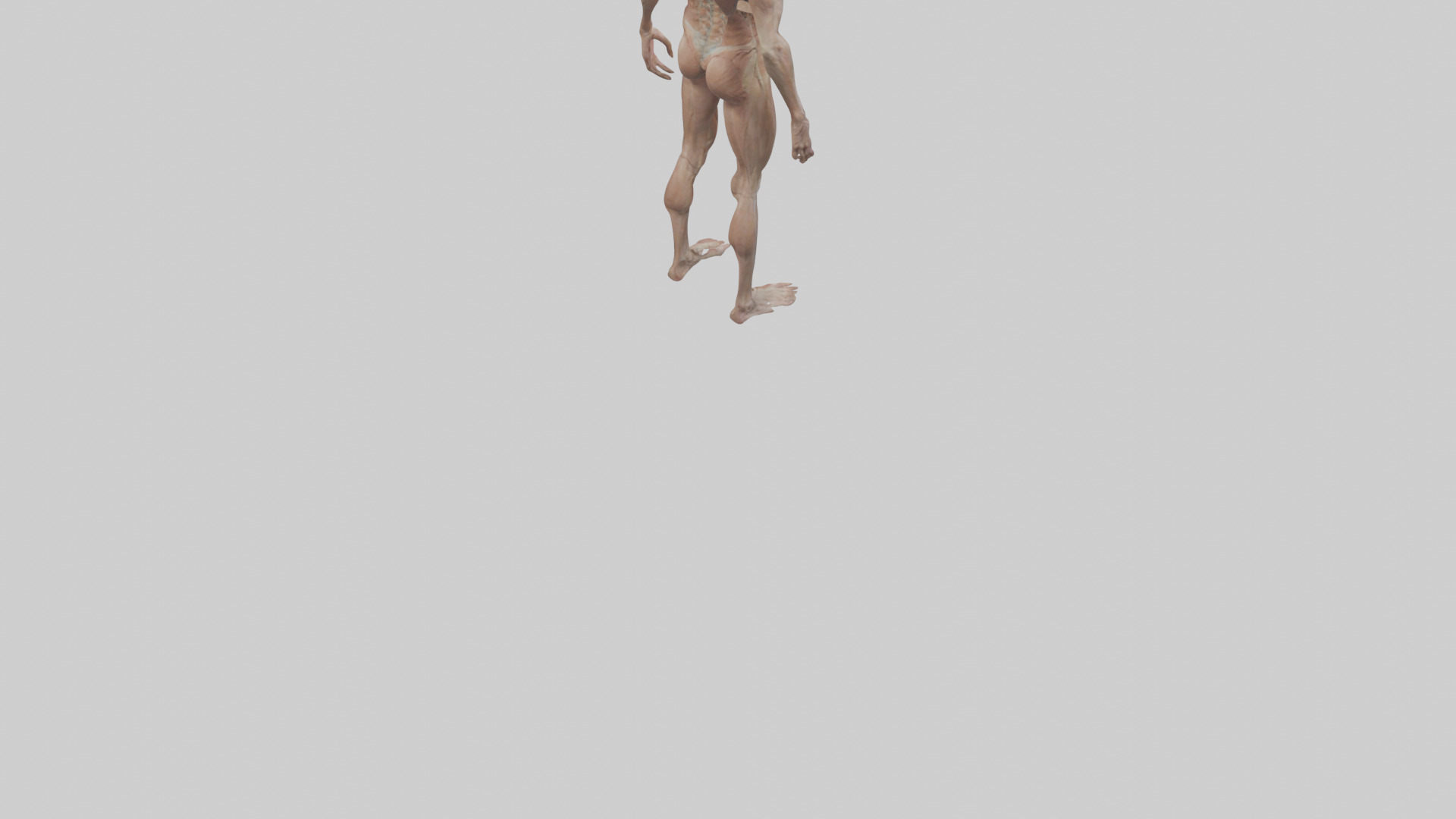 Skinless man model 3D model_6