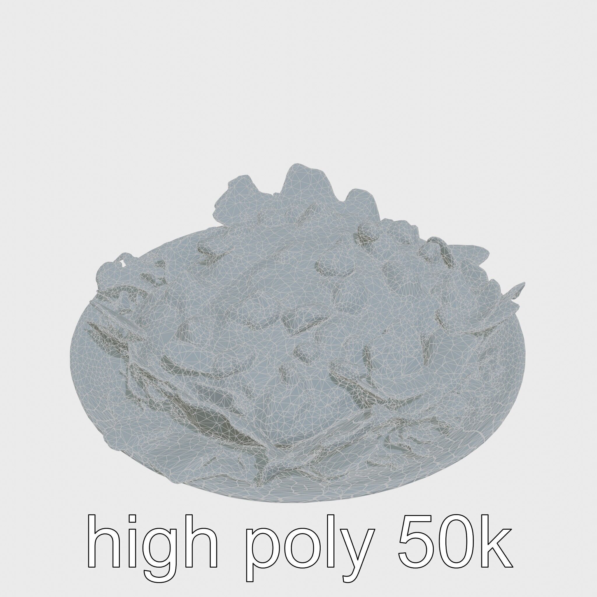 Loaded Nachos Food Display model pack Low-poly 3D model_22