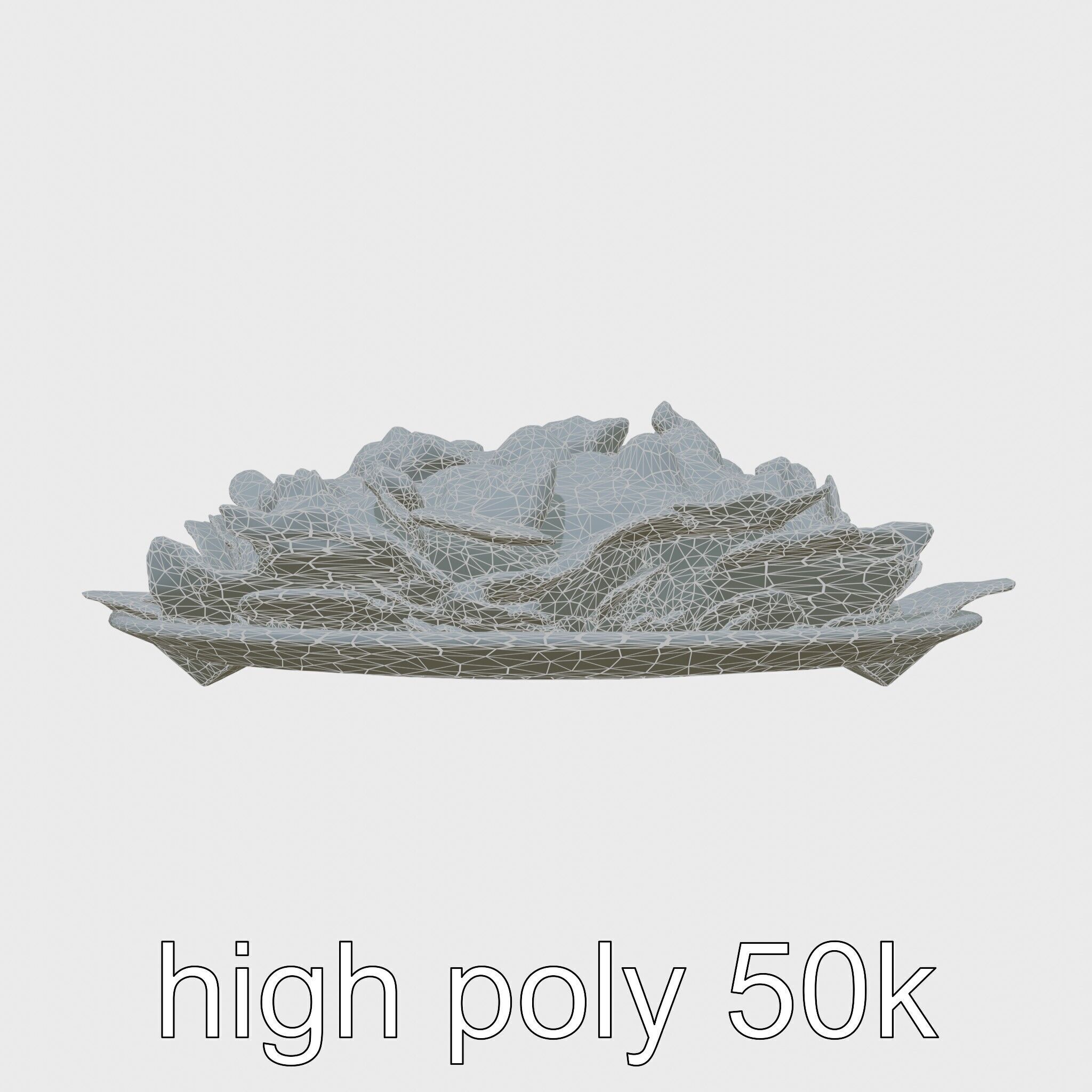 Loaded Nachos Food Display model pack Low-poly 3D model_30
