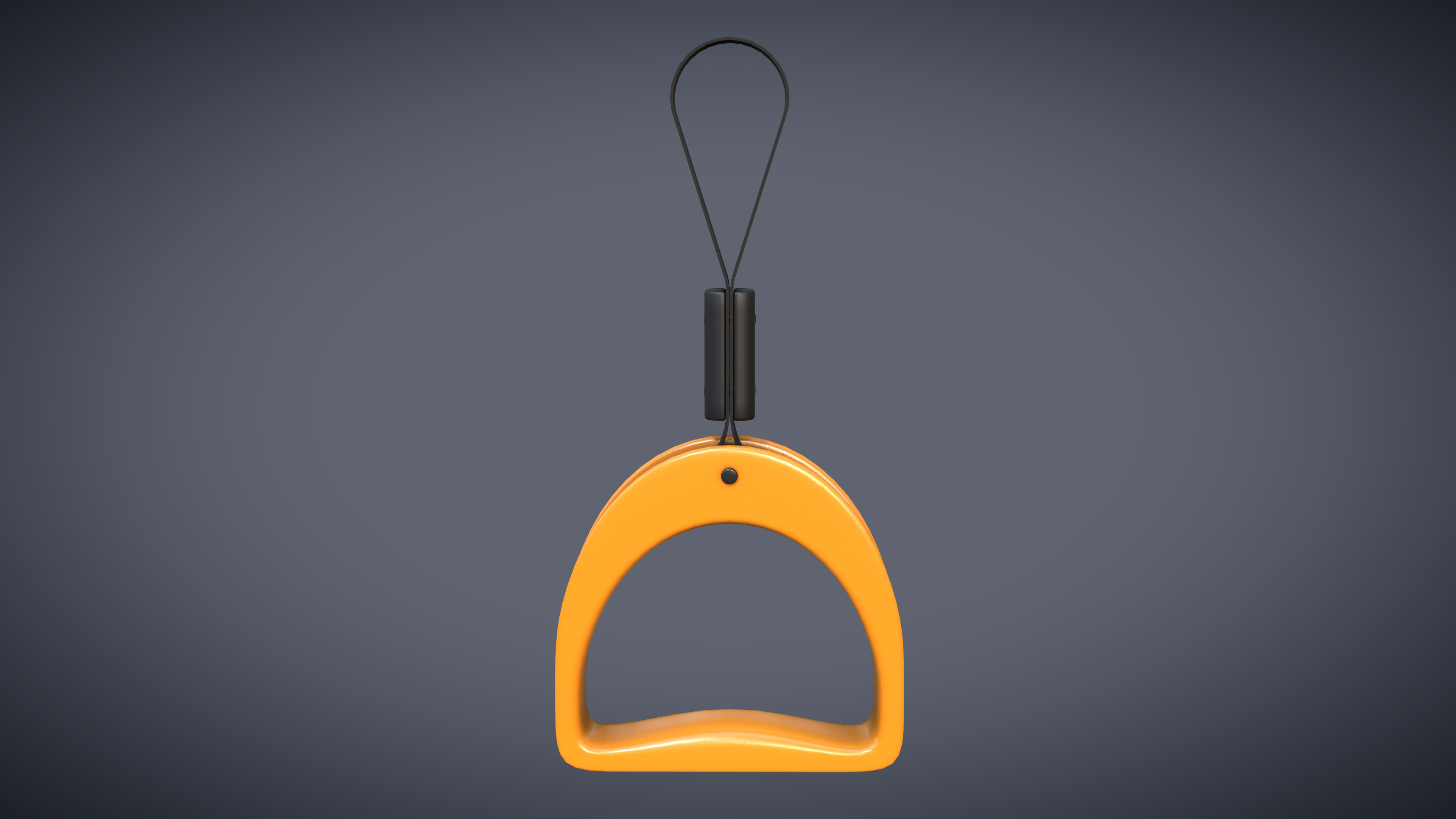 Bus Handle Hand Grip Low-poly 3D model_1