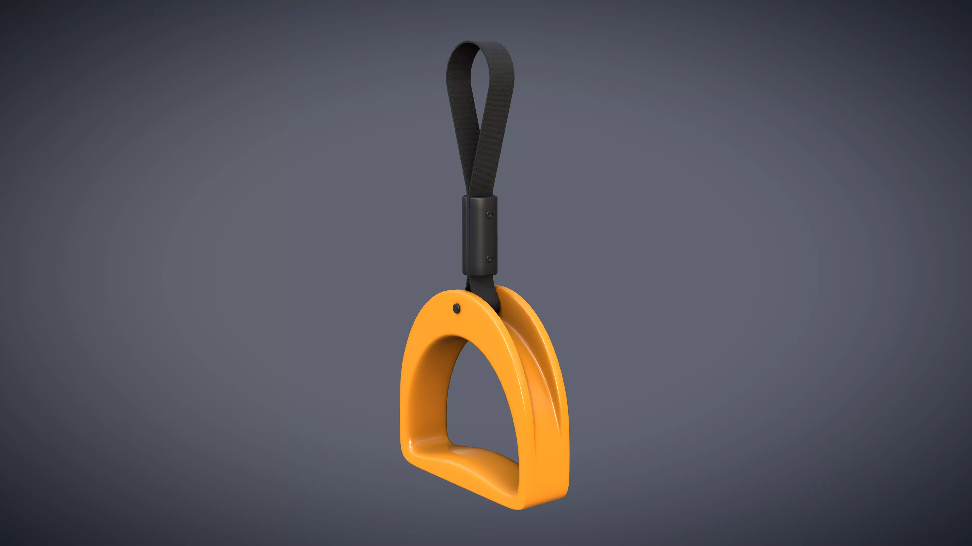 Bus Handle Hand Grip Low-poly 3D model_0