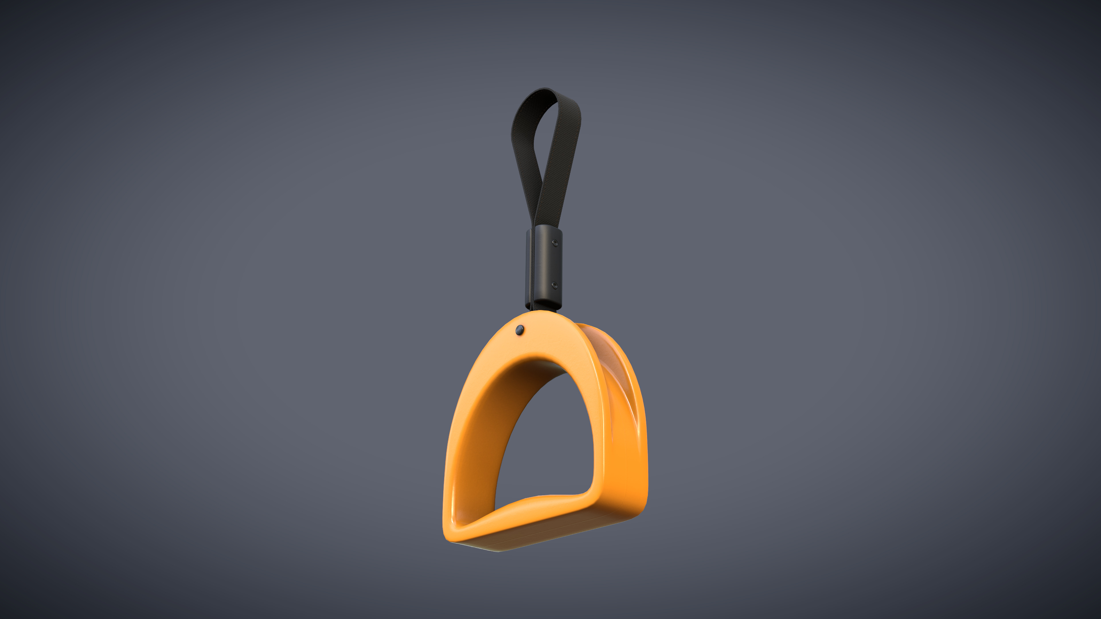 Bus Handle Hand Grip Low-poly 3D model_3