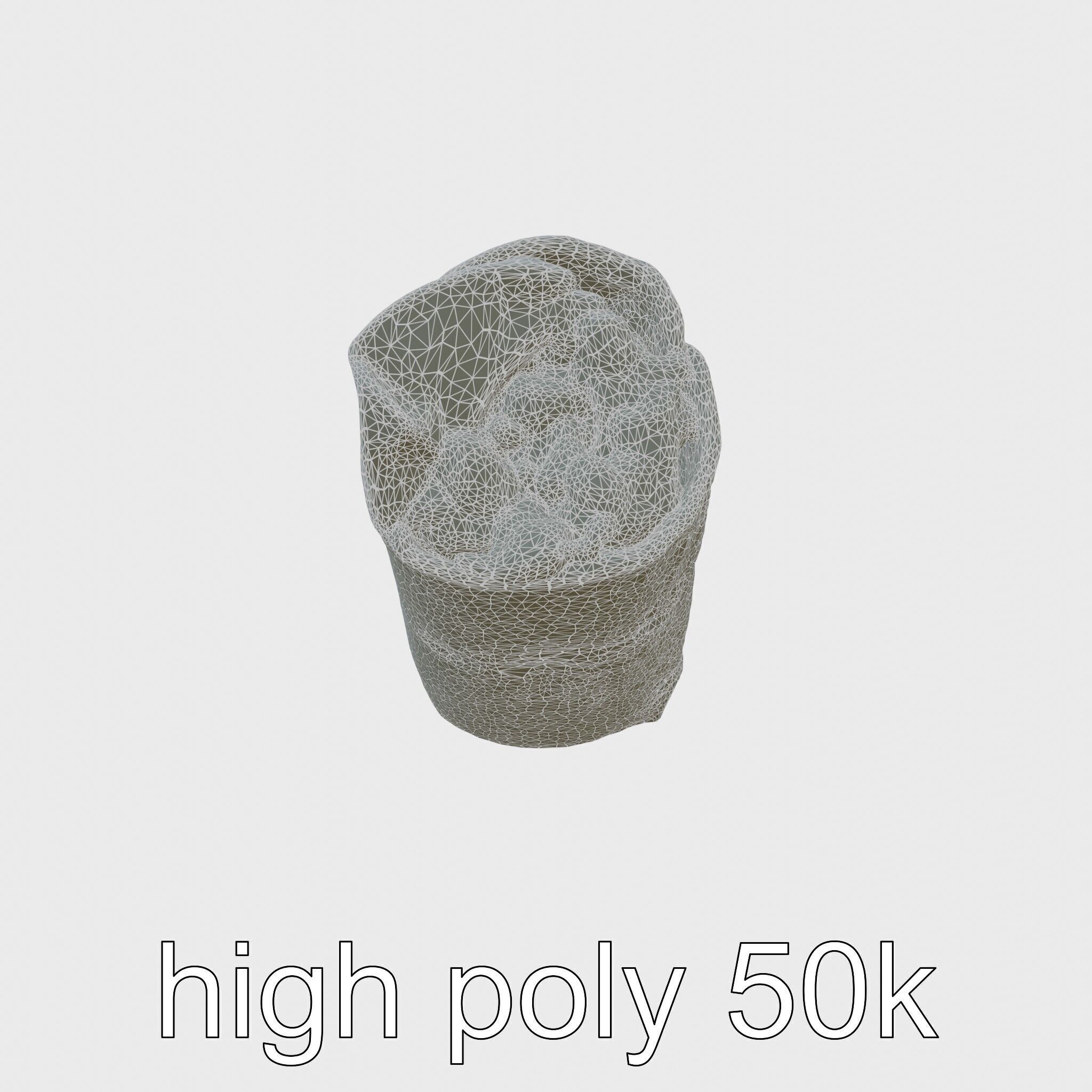 Beef Burrito 3D Realistic Food Model Pack Low-poly 3D model_8