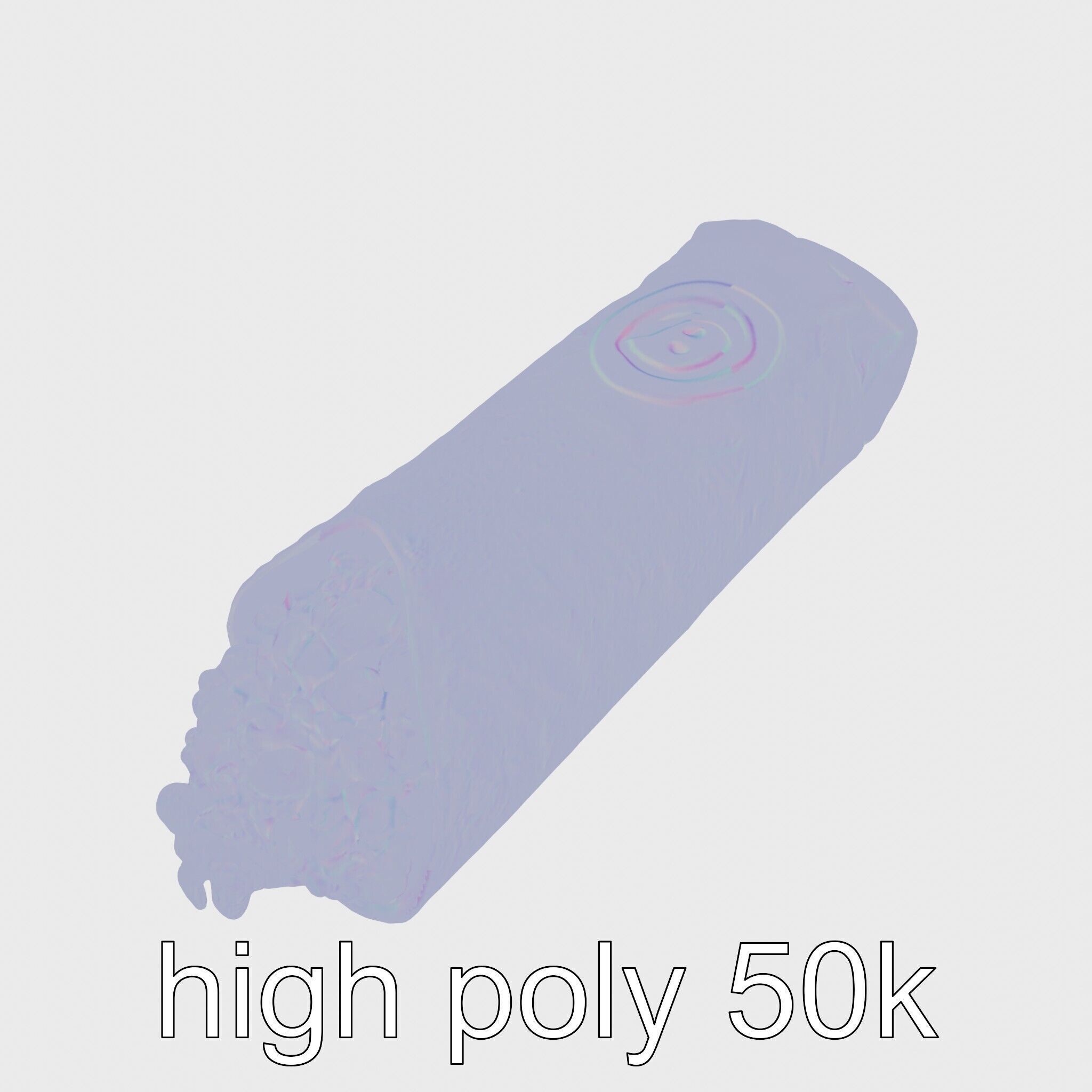 Beef Burrito 3D Realistic Food Model Pack Low-poly 3D model_17