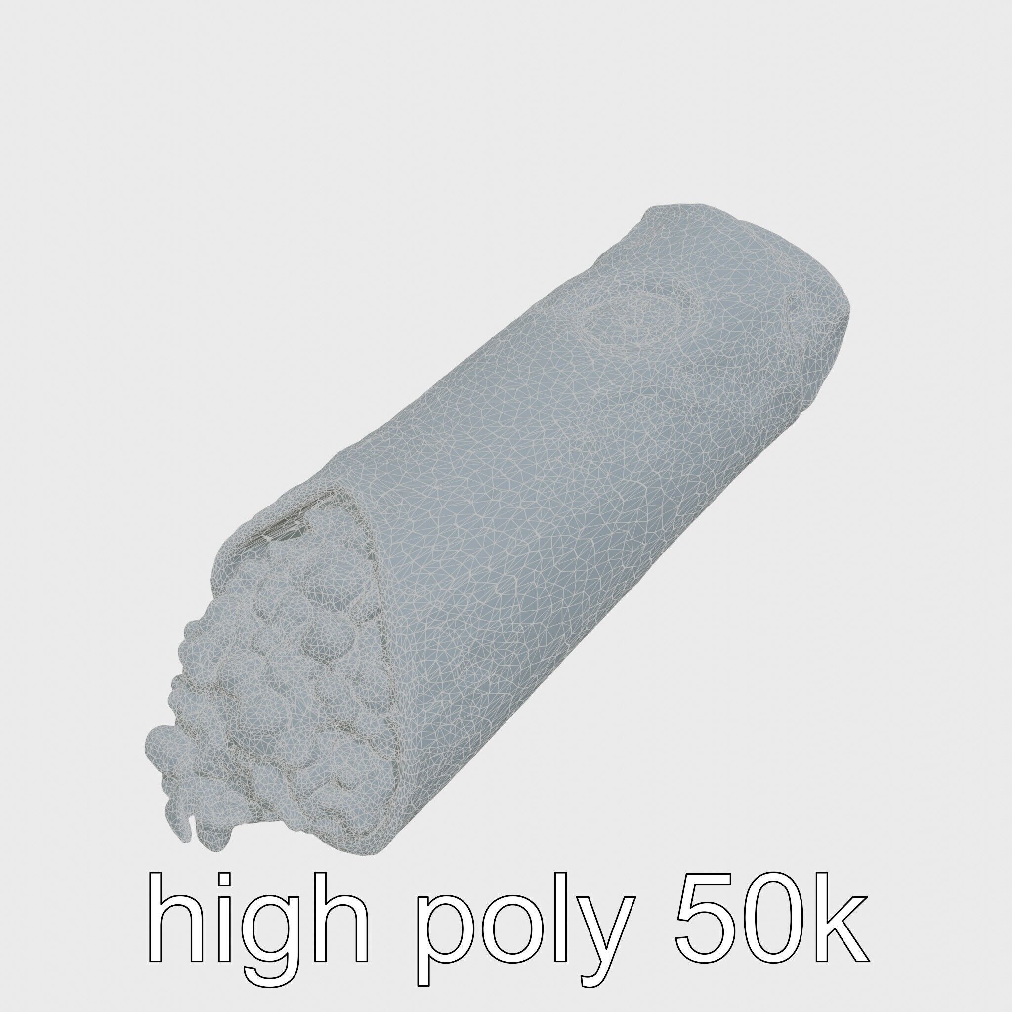 Beef Burrito 3D Realistic Food Model Pack Low-poly 3D model_21