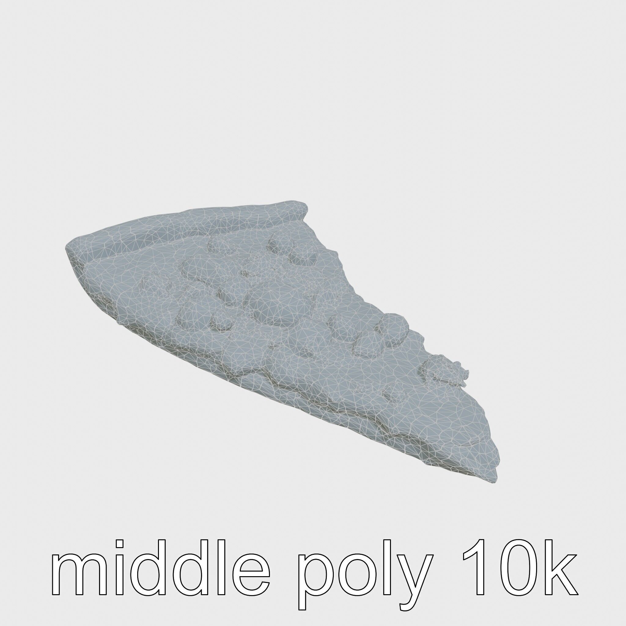 BBQ Chicken Pizza Slice model pack Low-poly 3D model_14