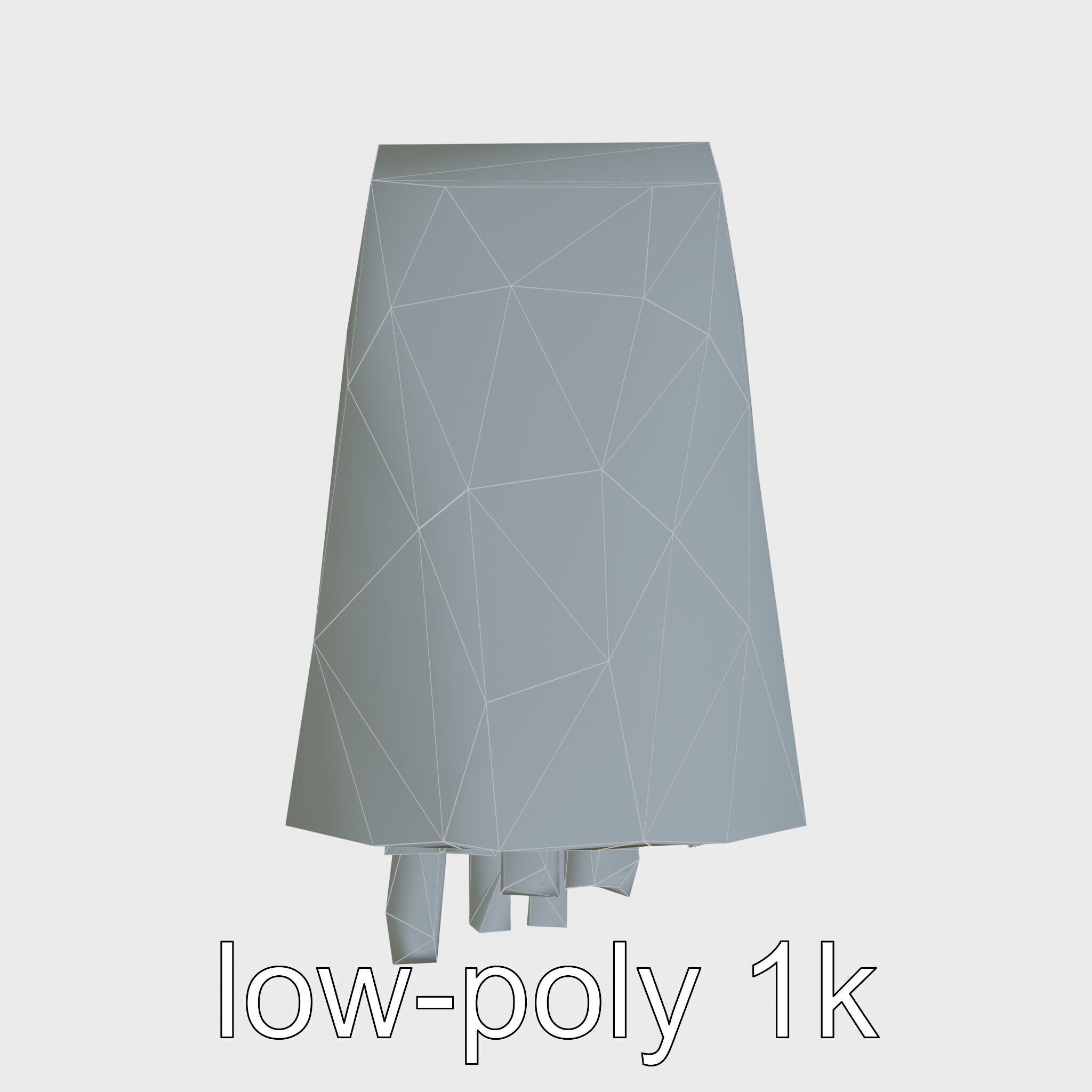 Crispy French Fries Cone model pack Low-poly 3D model_21