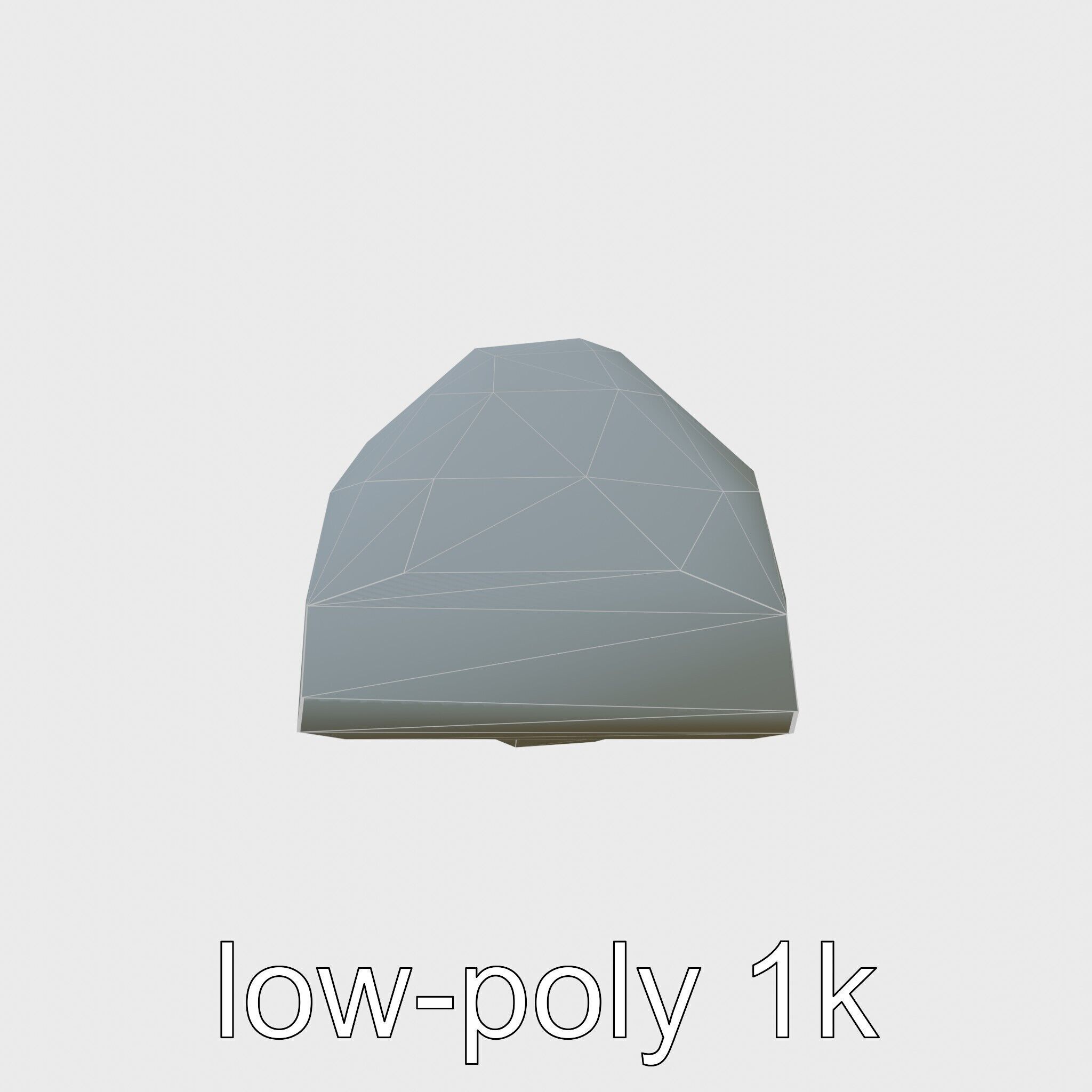 Crispy French Fries Cone model pack Low-poly 3D model_10