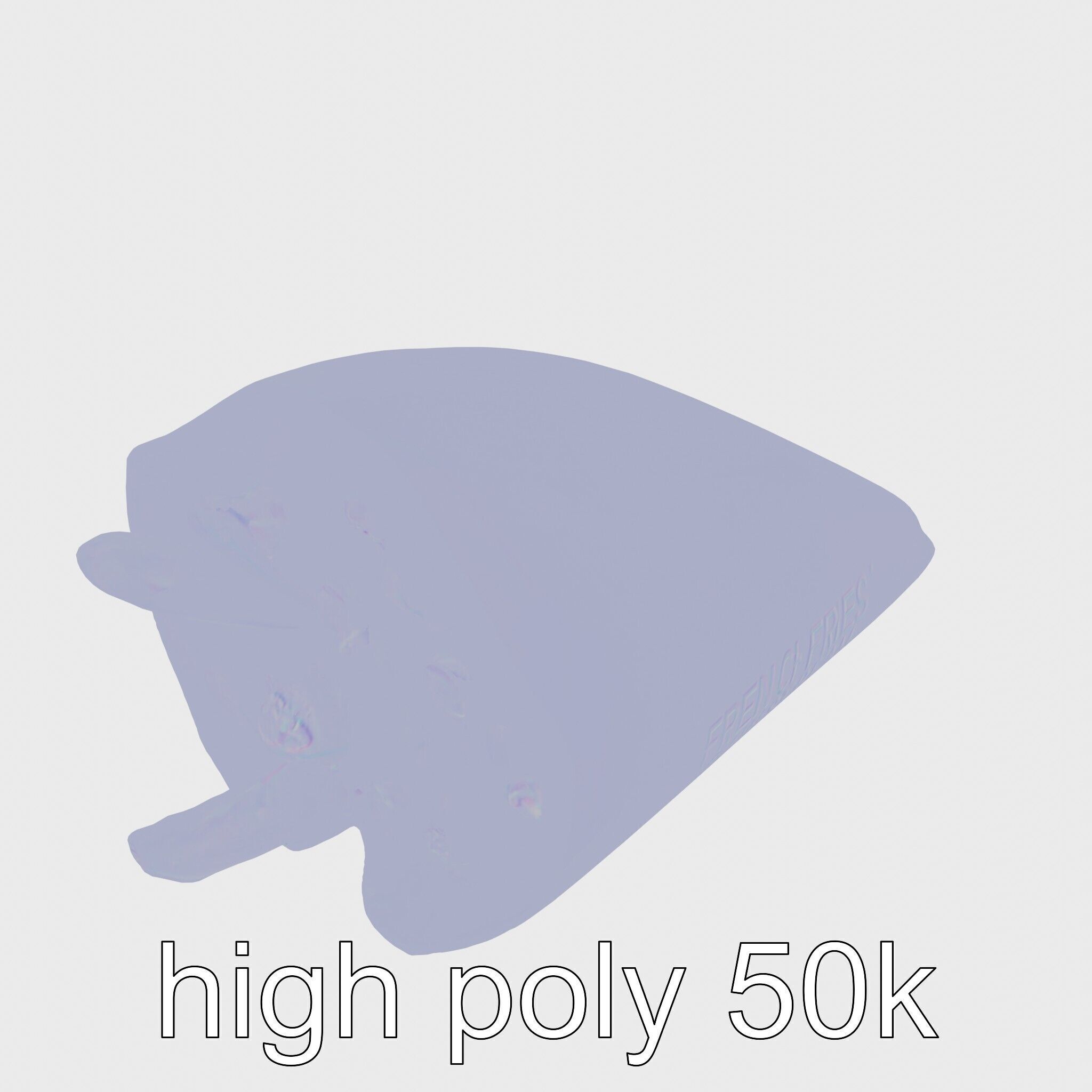 Crispy French Fries Cone model pack Low-poly 3D model_17