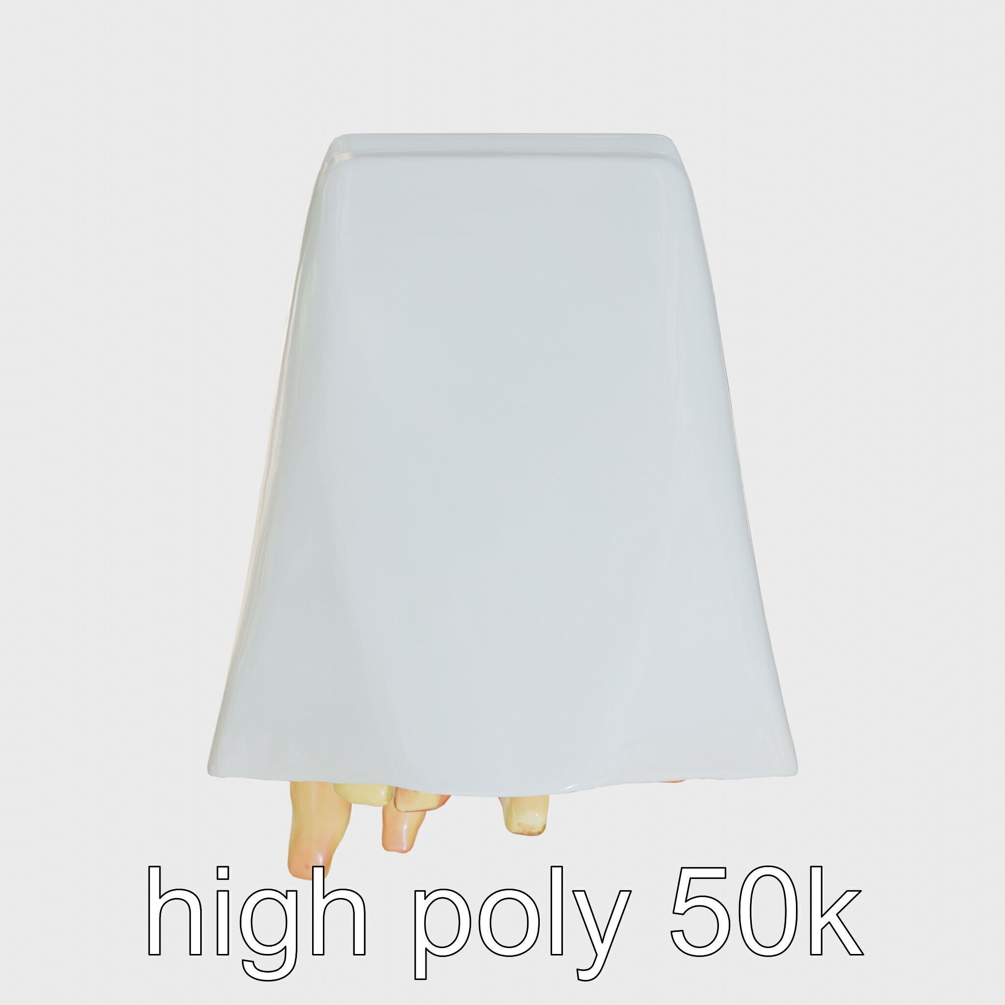 Crispy French Fries Cone model pack Low-poly 3D model_18