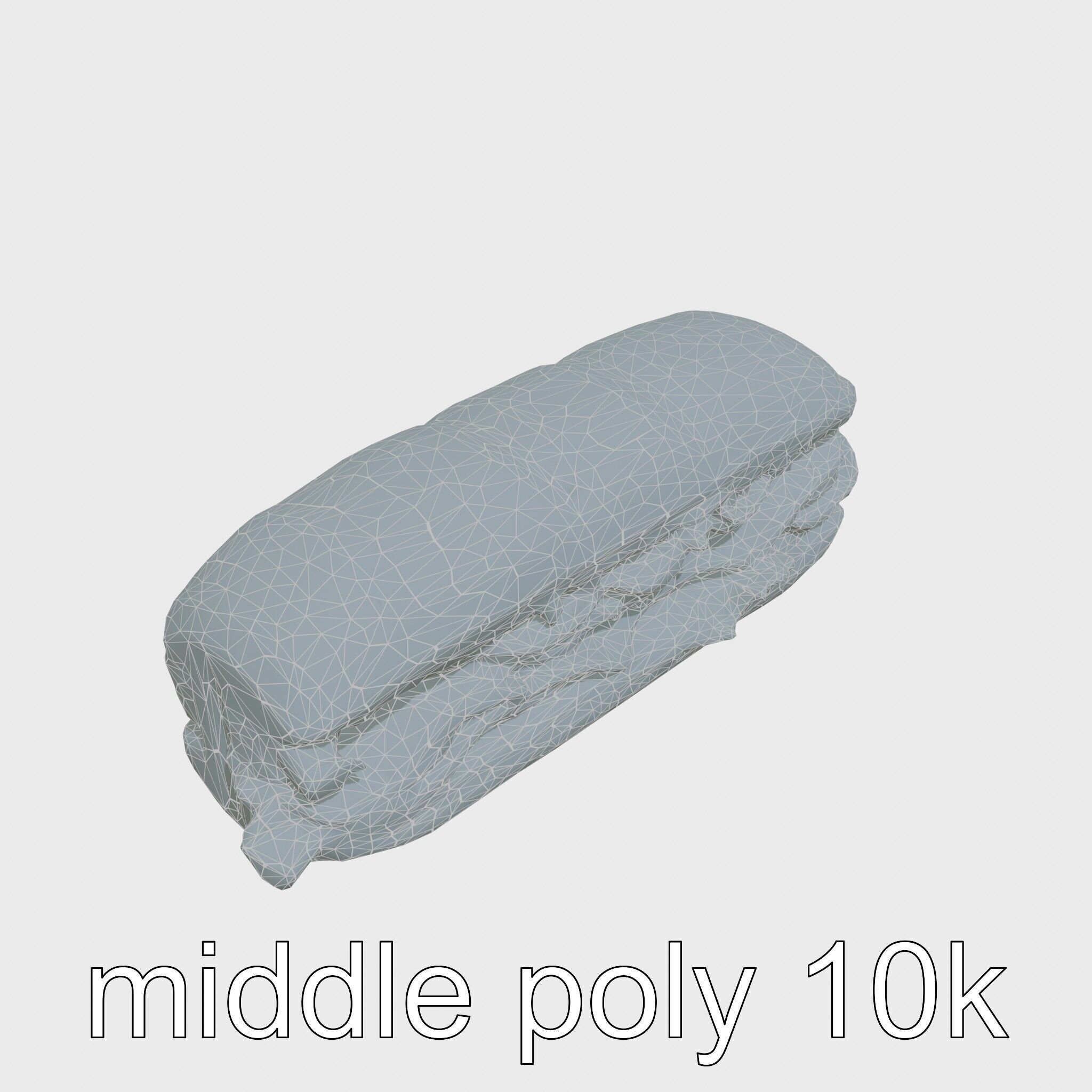 Realistic Sub Sandwich 3D model pack Low-poly 3D model_30