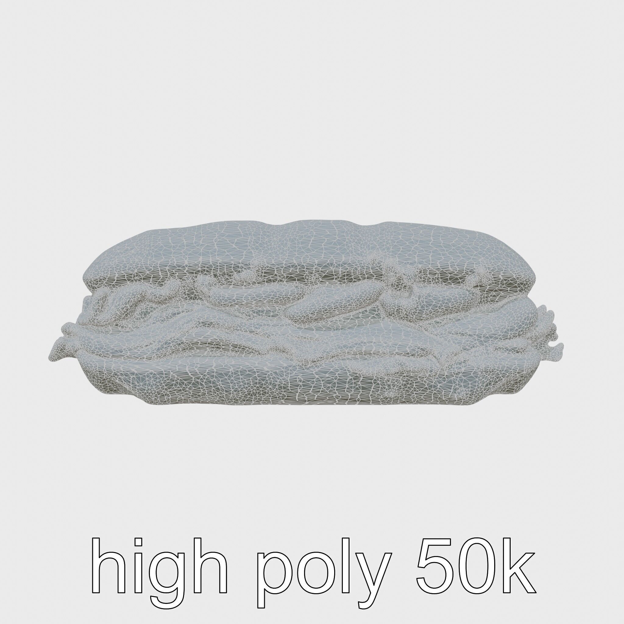 Realistic Sub Sandwich 3D model pack Low-poly 3D model_32