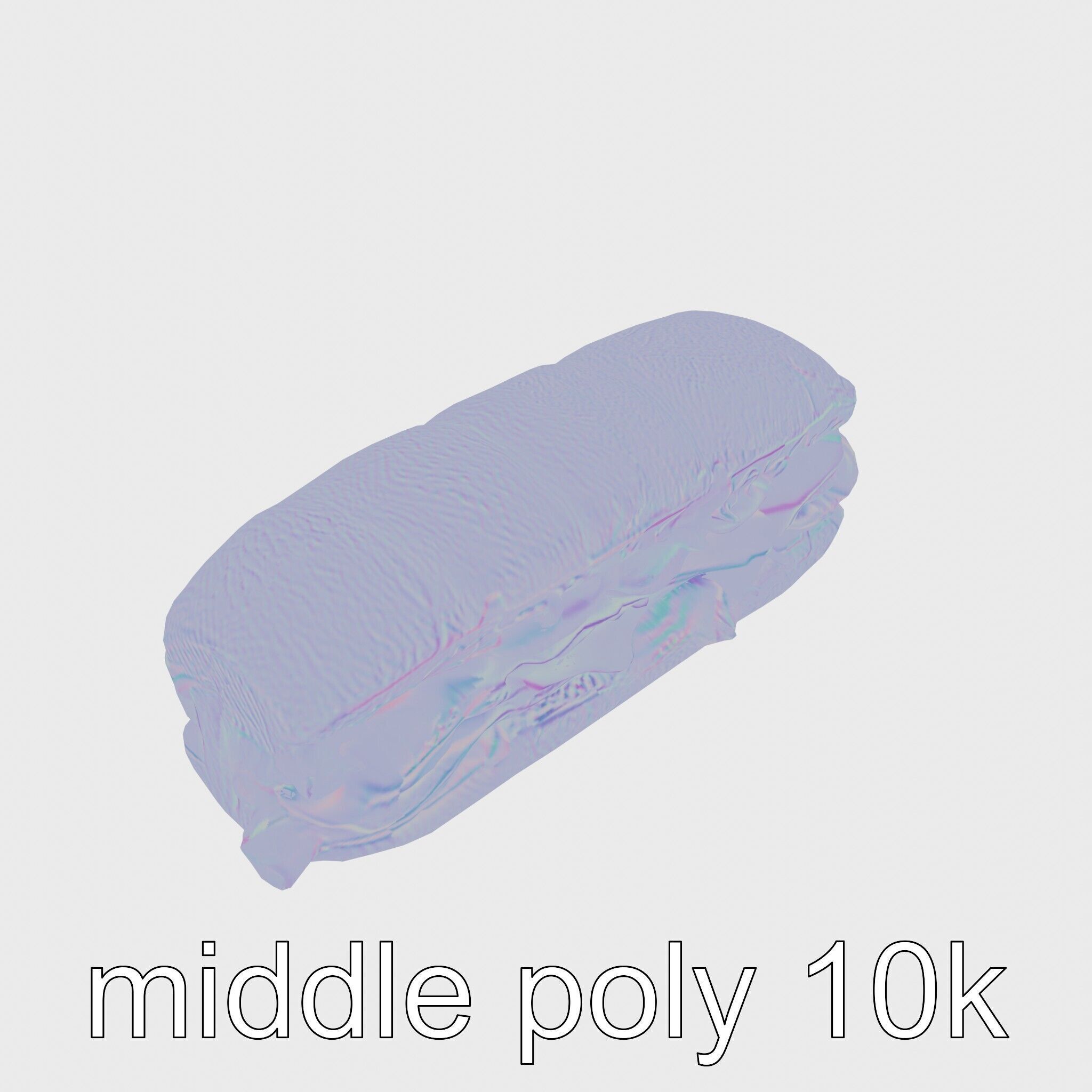 Realistic Sub Sandwich 3D model pack Low-poly 3D model_18