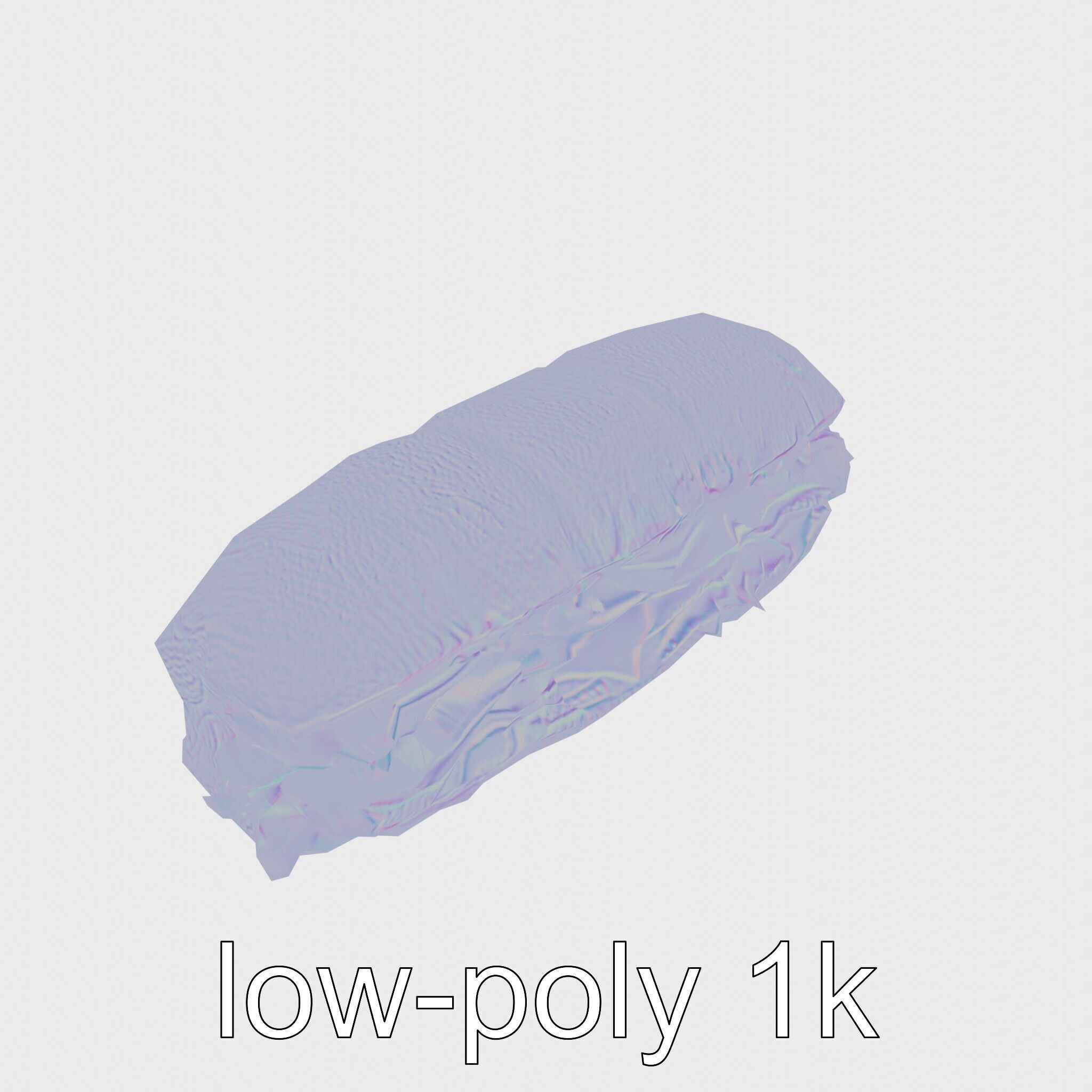 Realistic Sub Sandwich 3D model pack Low-poly 3D model_26