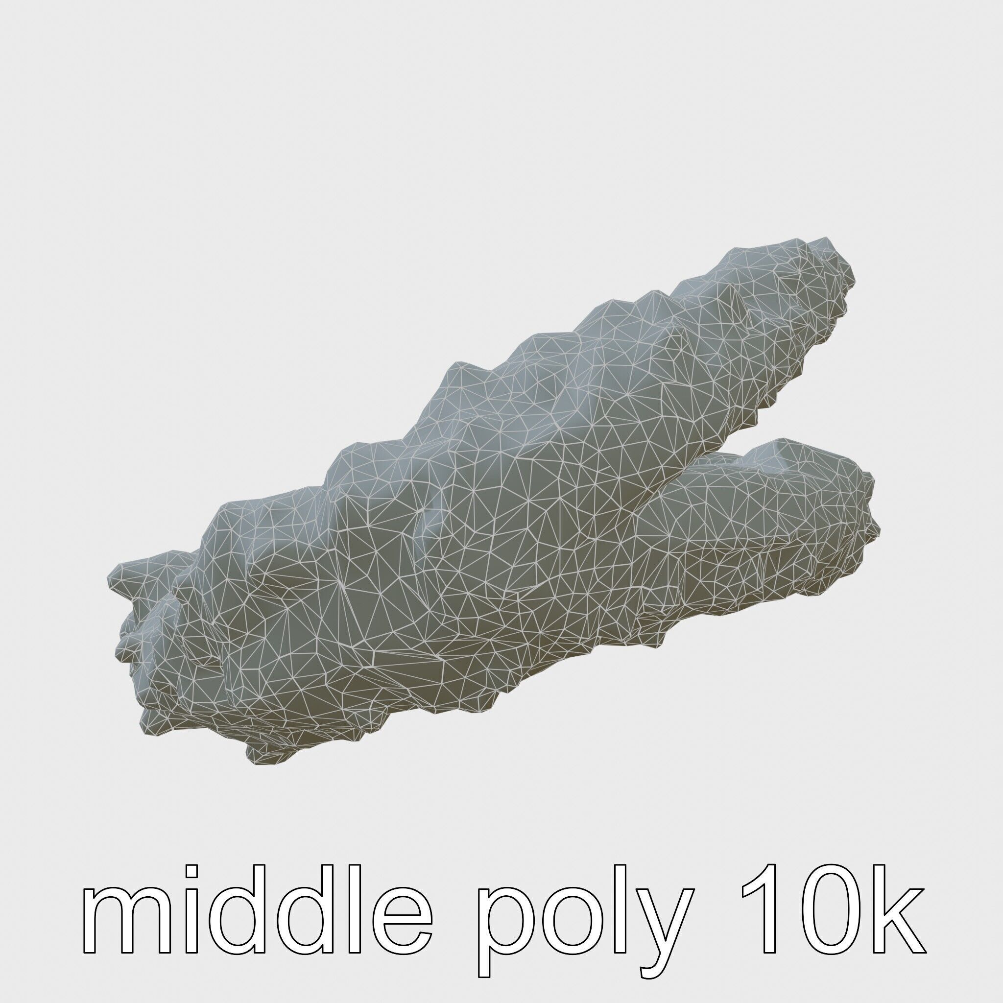 Crispy Onion Rings Model Pack Low-poly 3D model_9