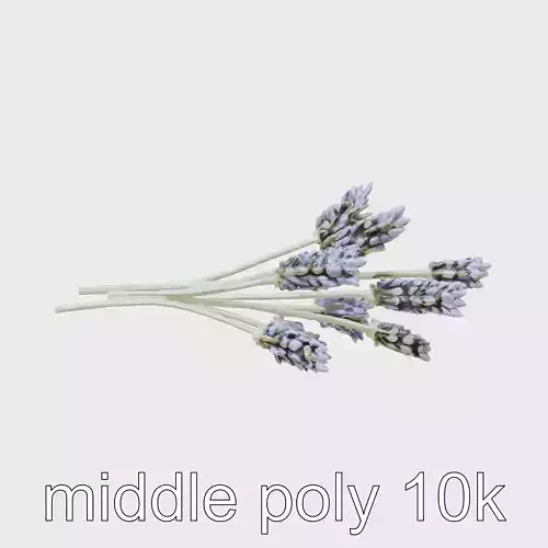 Chic Lavender Trio Flower Arrangement model pack