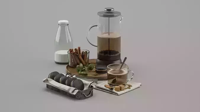 Breakfast Decorative Set