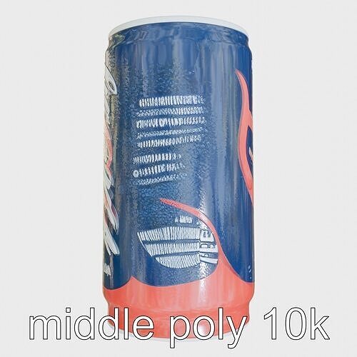 Vibrant Soft Drink Can Model Pack Low-poly 3D model