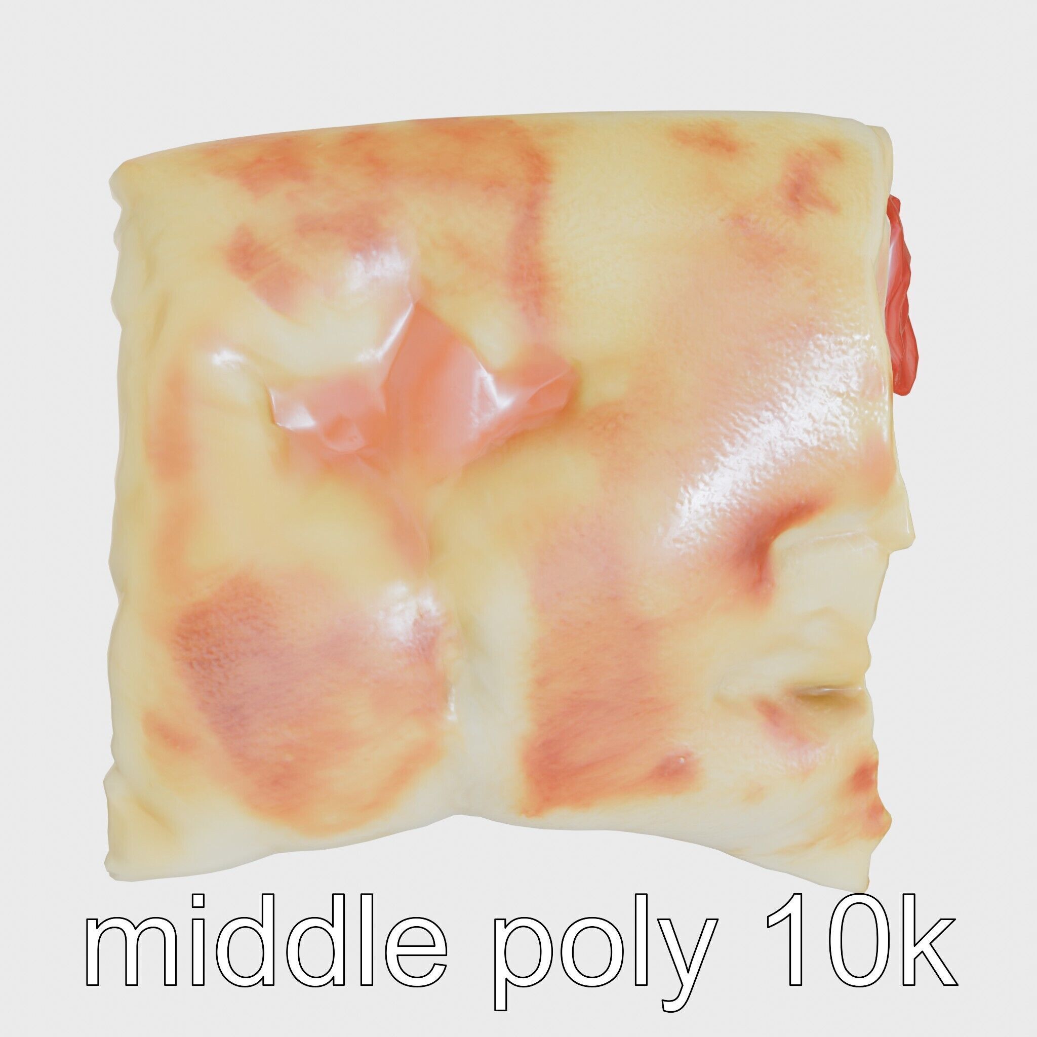 Pepperoni Cheese Pizza Pocket 3D model pack Low-poly 3D model_12