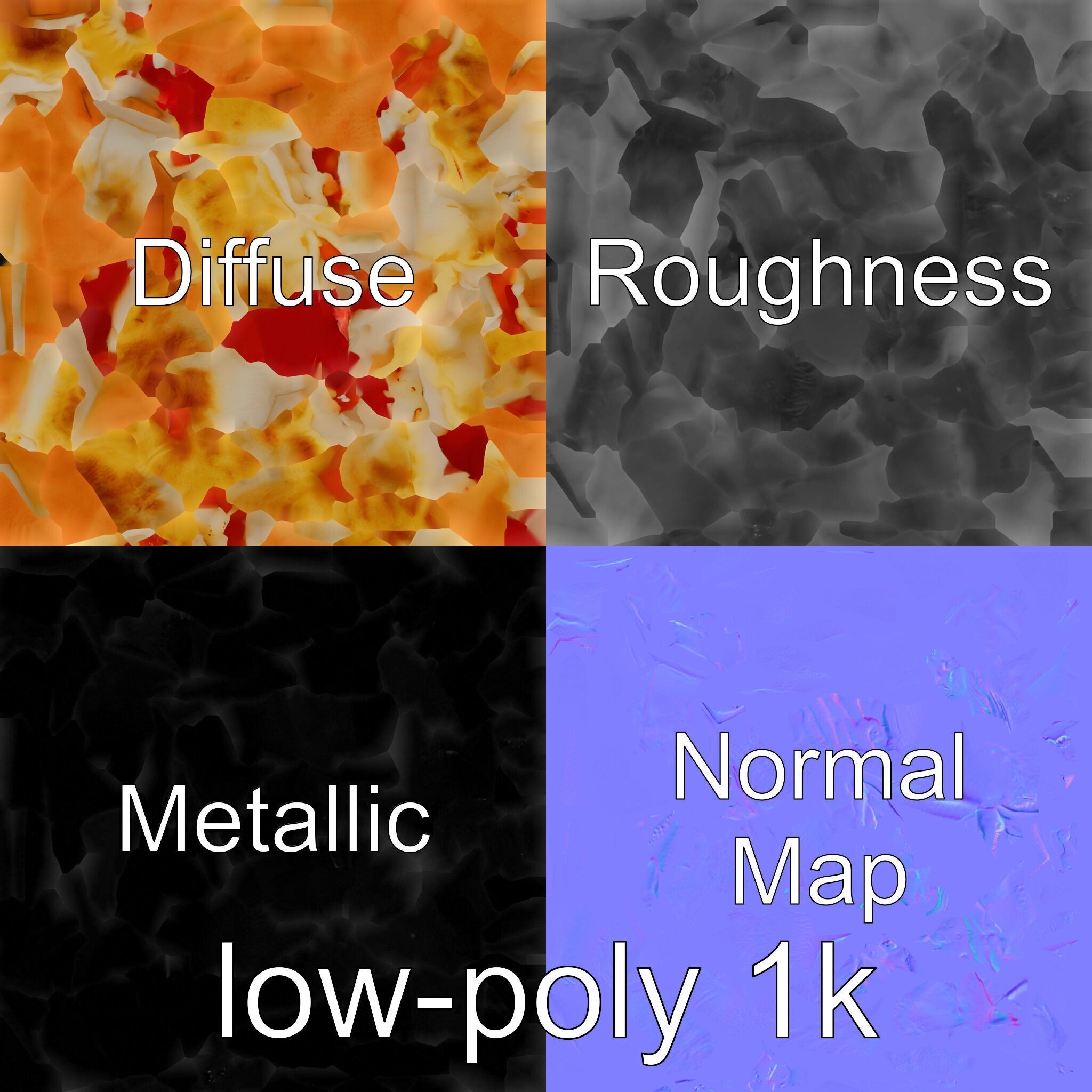 Pepperoni Cheese Pizza Pocket 3D model pack Low-poly 3D model_4