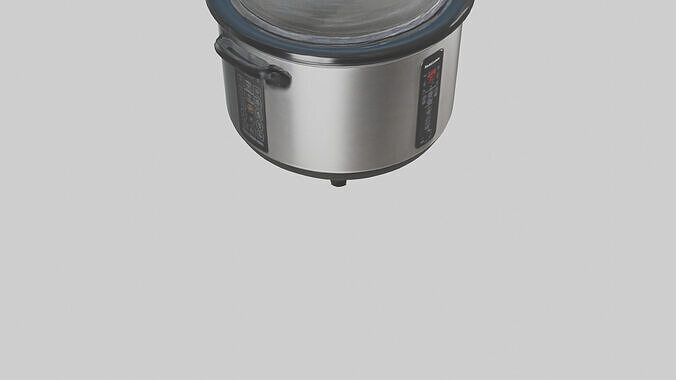 Slow cooker model 3D model 4