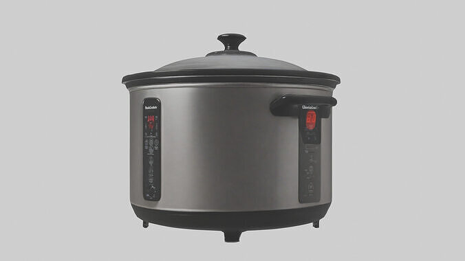 Slow cooker model 3D model 3