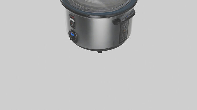 Slow cooker model 3D model 6