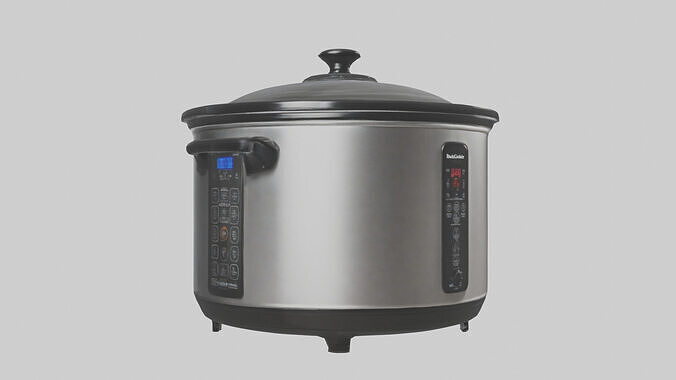 Slow cooker model 3D model 2