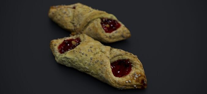 KOLACKY DESSERT 2021 3D model 6