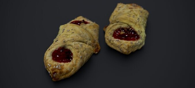 KOLACKY DESSERT 2021 3D model 4