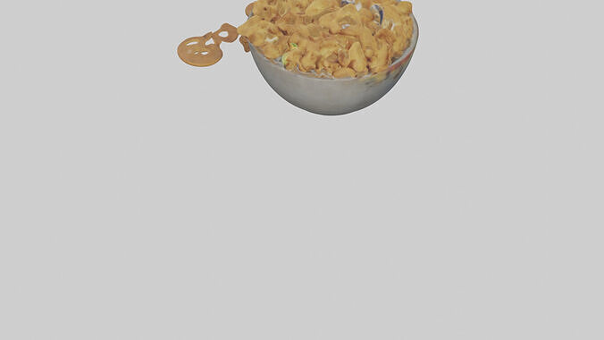 Snack Bowl model 3D model 6