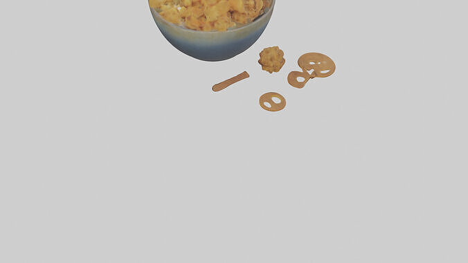 Snack Bowl model 3D model 5