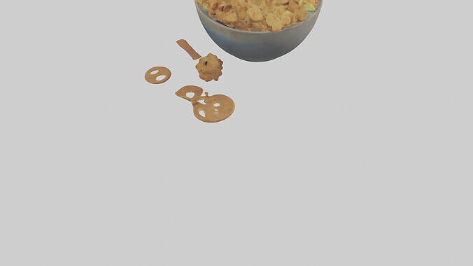 Snack Bowl model 3D model 7