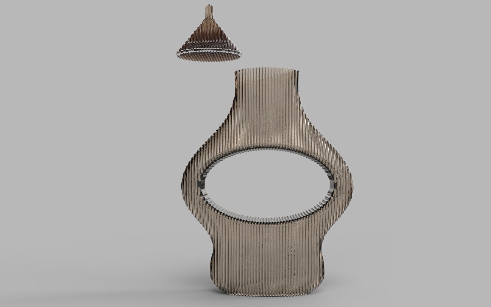 Designing an attractive bottle for alcoholic beverages 3D model_2