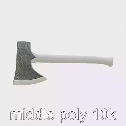 Matte Finish Climbing Axe model pack