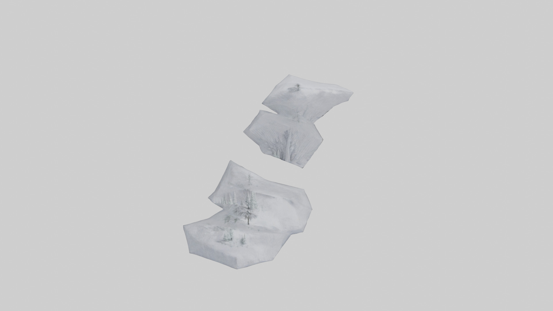 Snowcovered Bench model 3D model_35