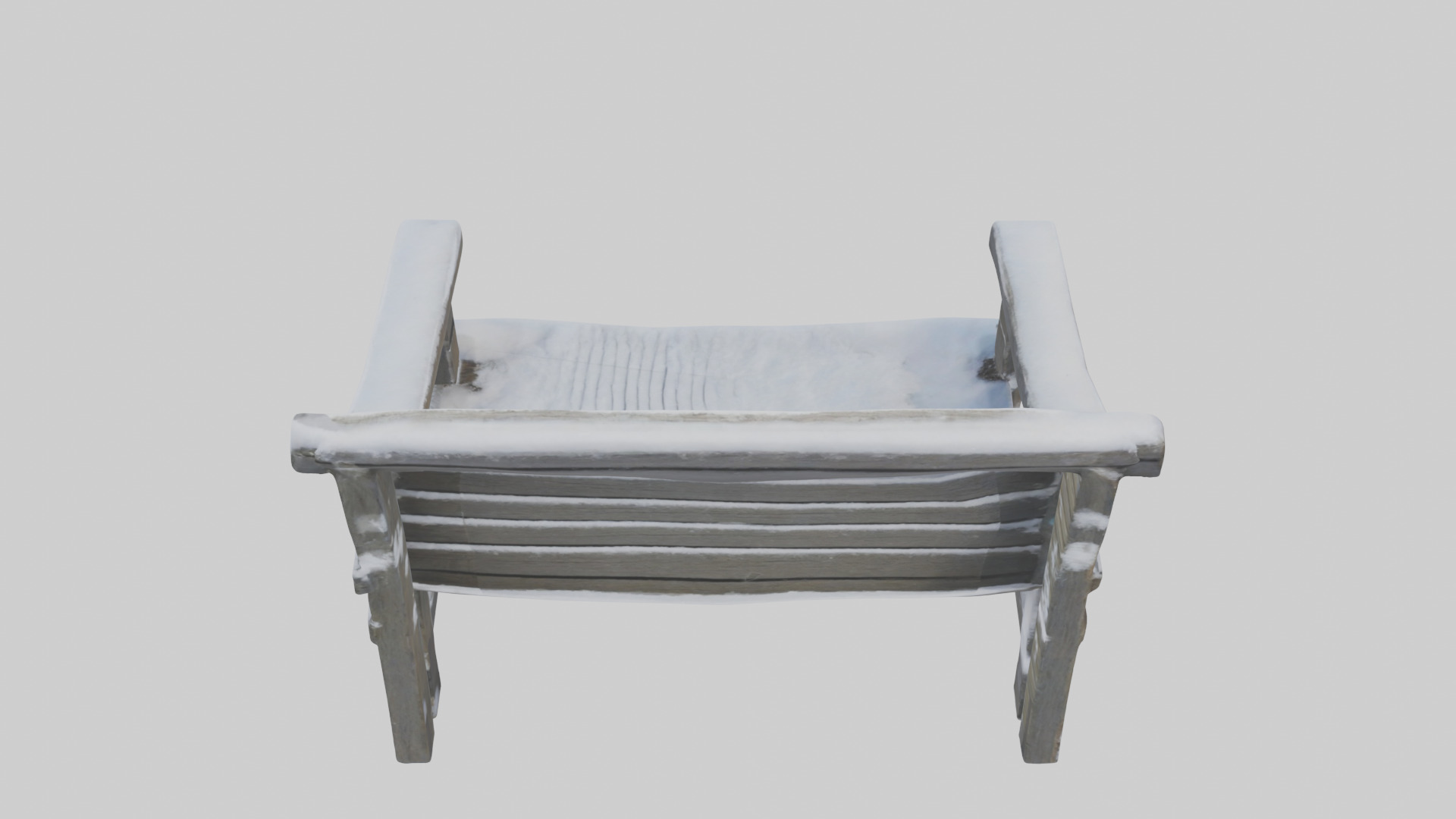 Snowcovered Bench model 3D model_18