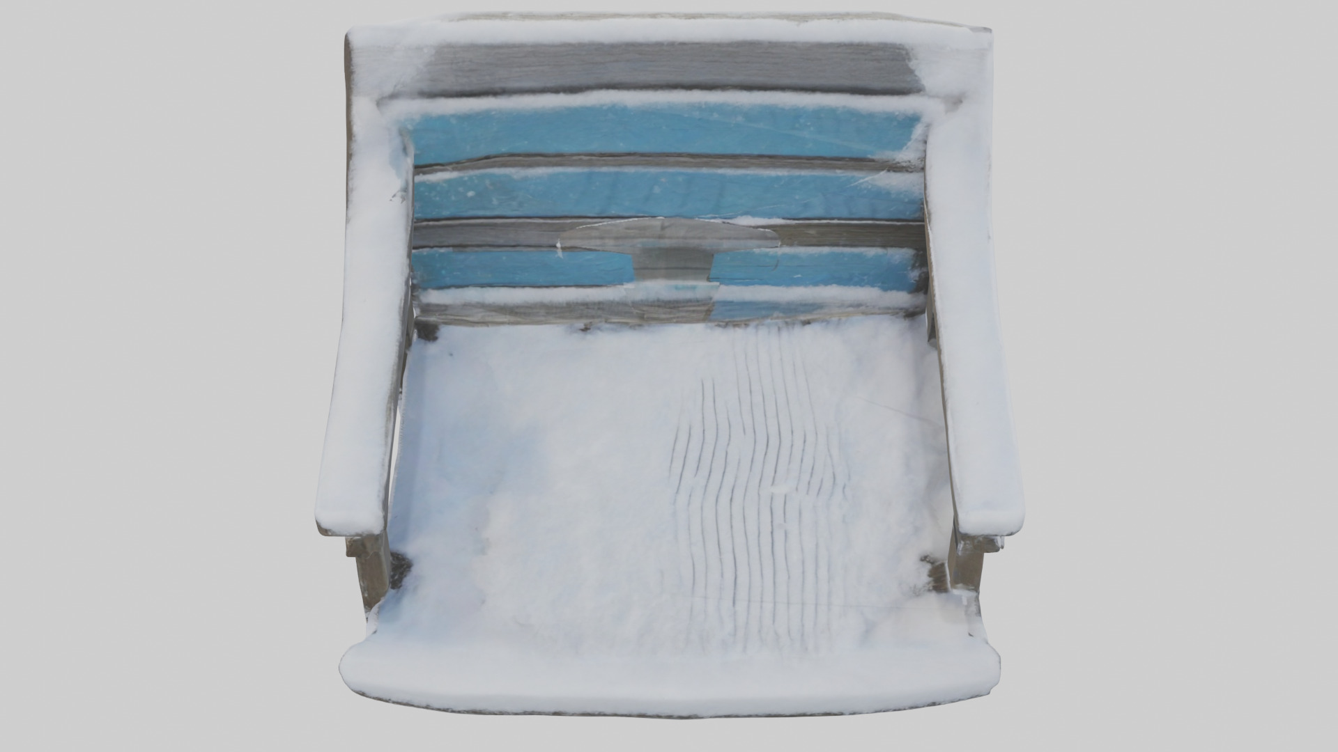 Snowcovered Bench model 3D model_17