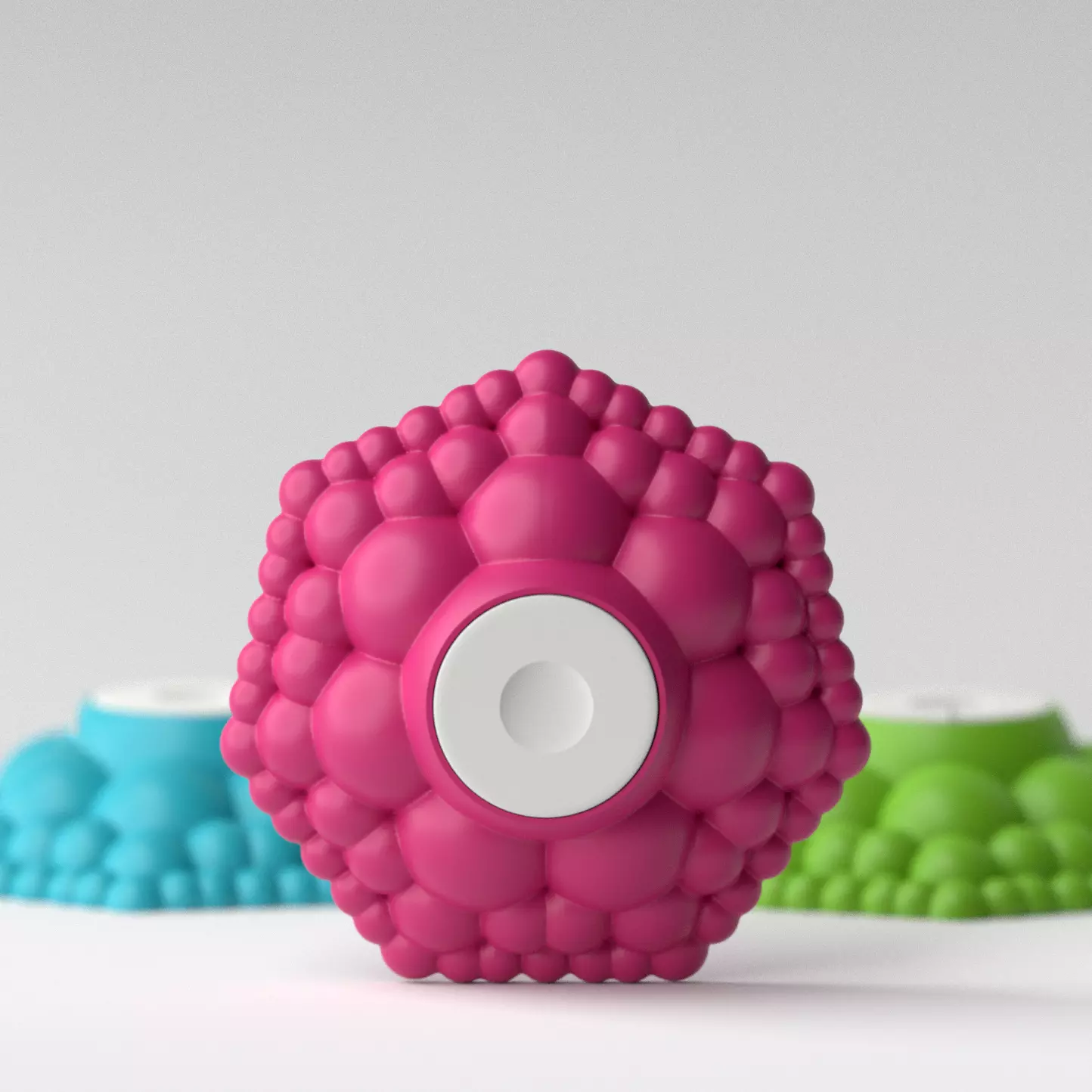 Spheres Heptagonal Tealight Holder 3D print model