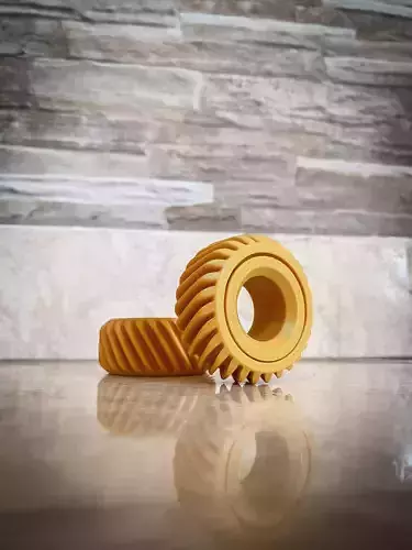 Gear Fidget Spinner Ring
