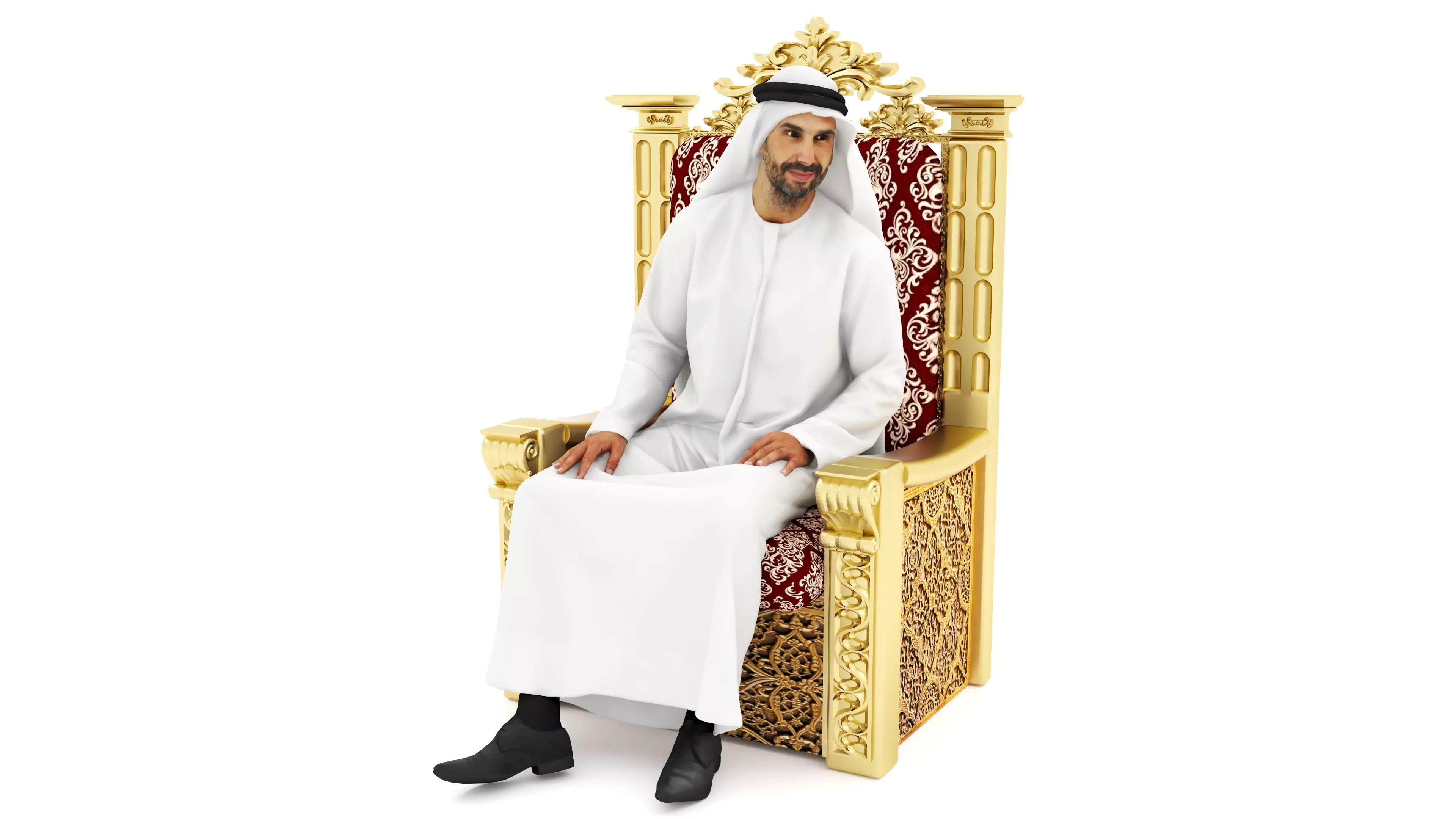 Arab Sultan 3D model
