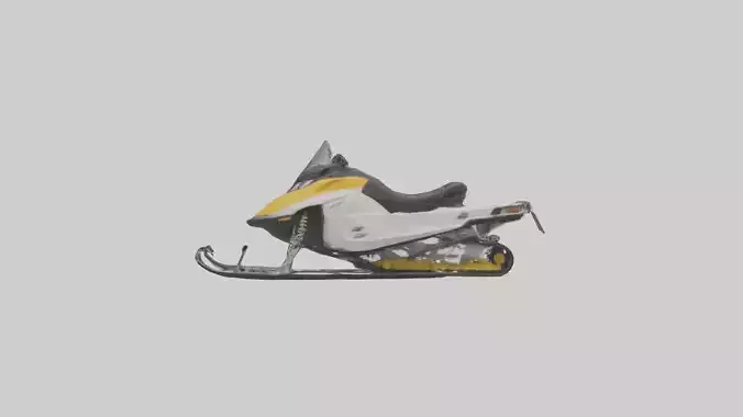 Snowmobile model 3D model