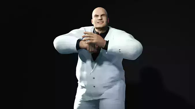 Kingpin Low-poly 3D model