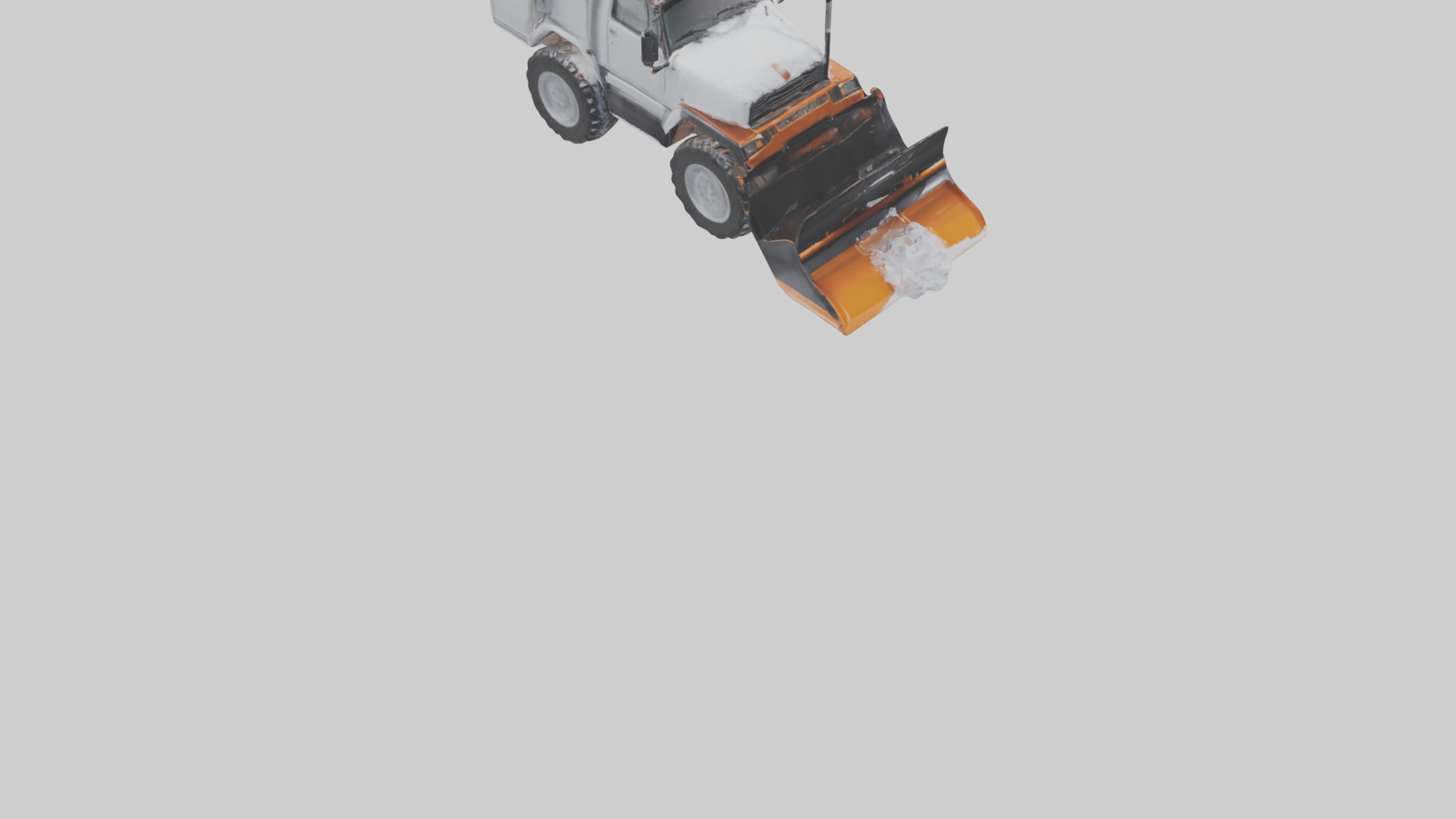 Snowplow Truck model 3D model_8